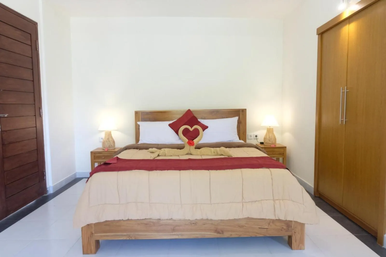 Bed in Ary House Ubud