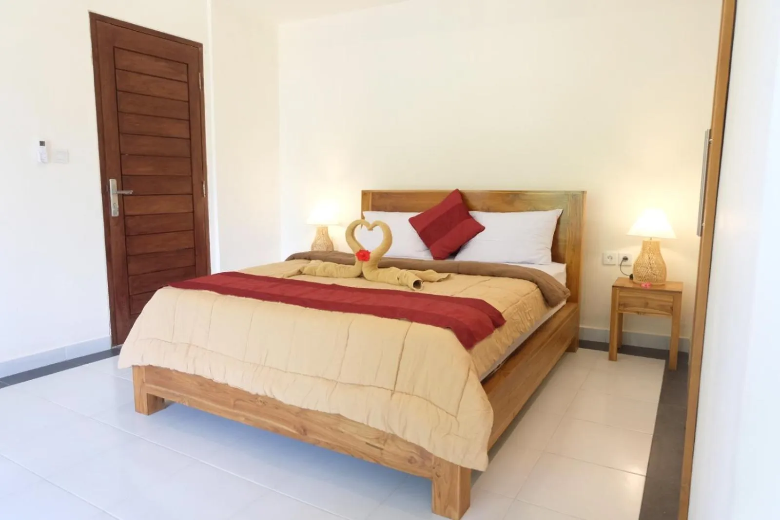 Bed in Ary House Ubud