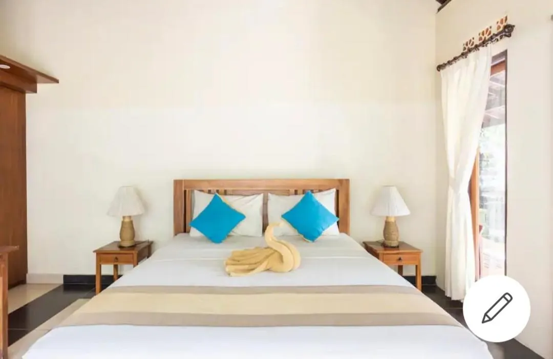 Bed in Ary House Ubud