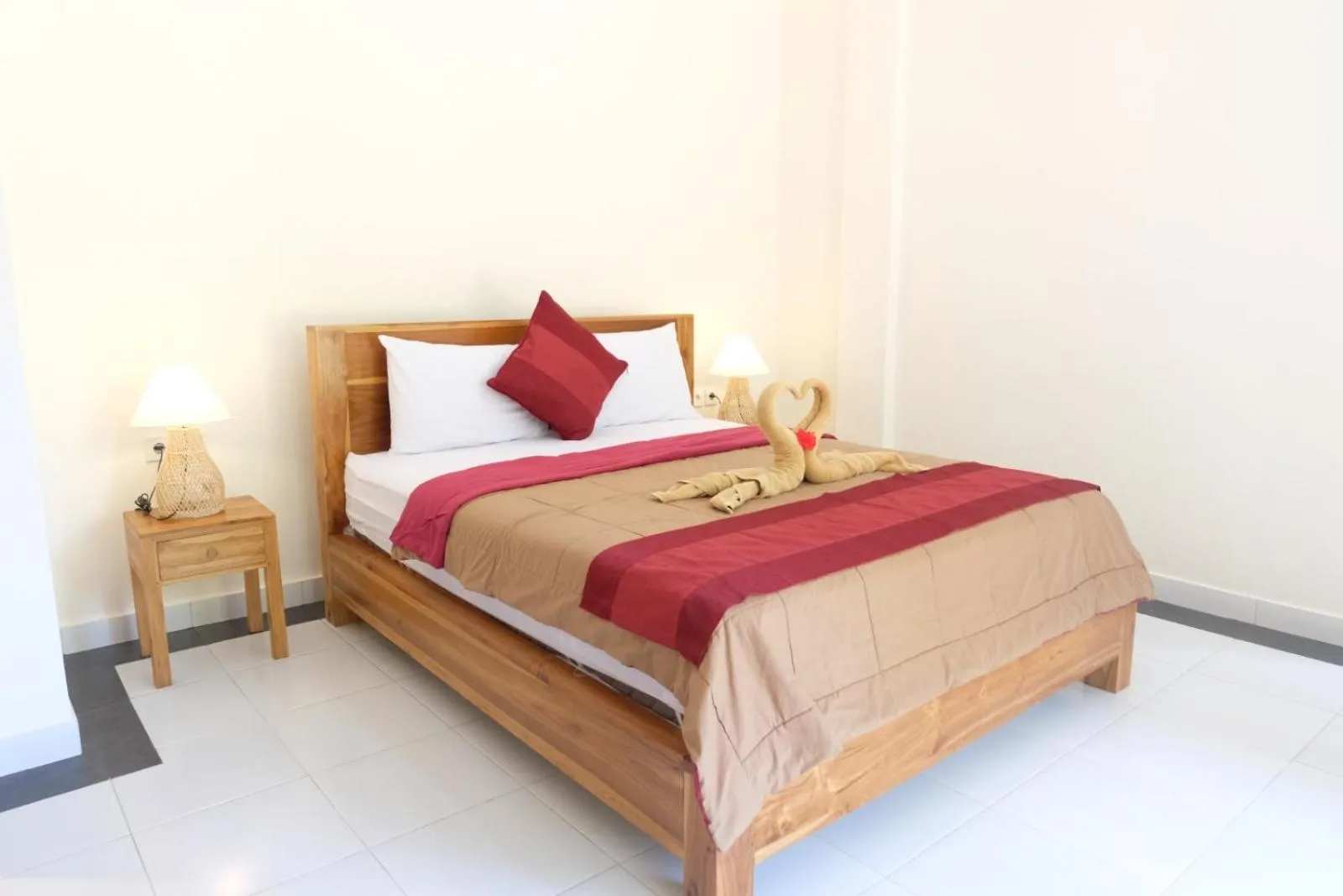 Bed in Ary House Ubud