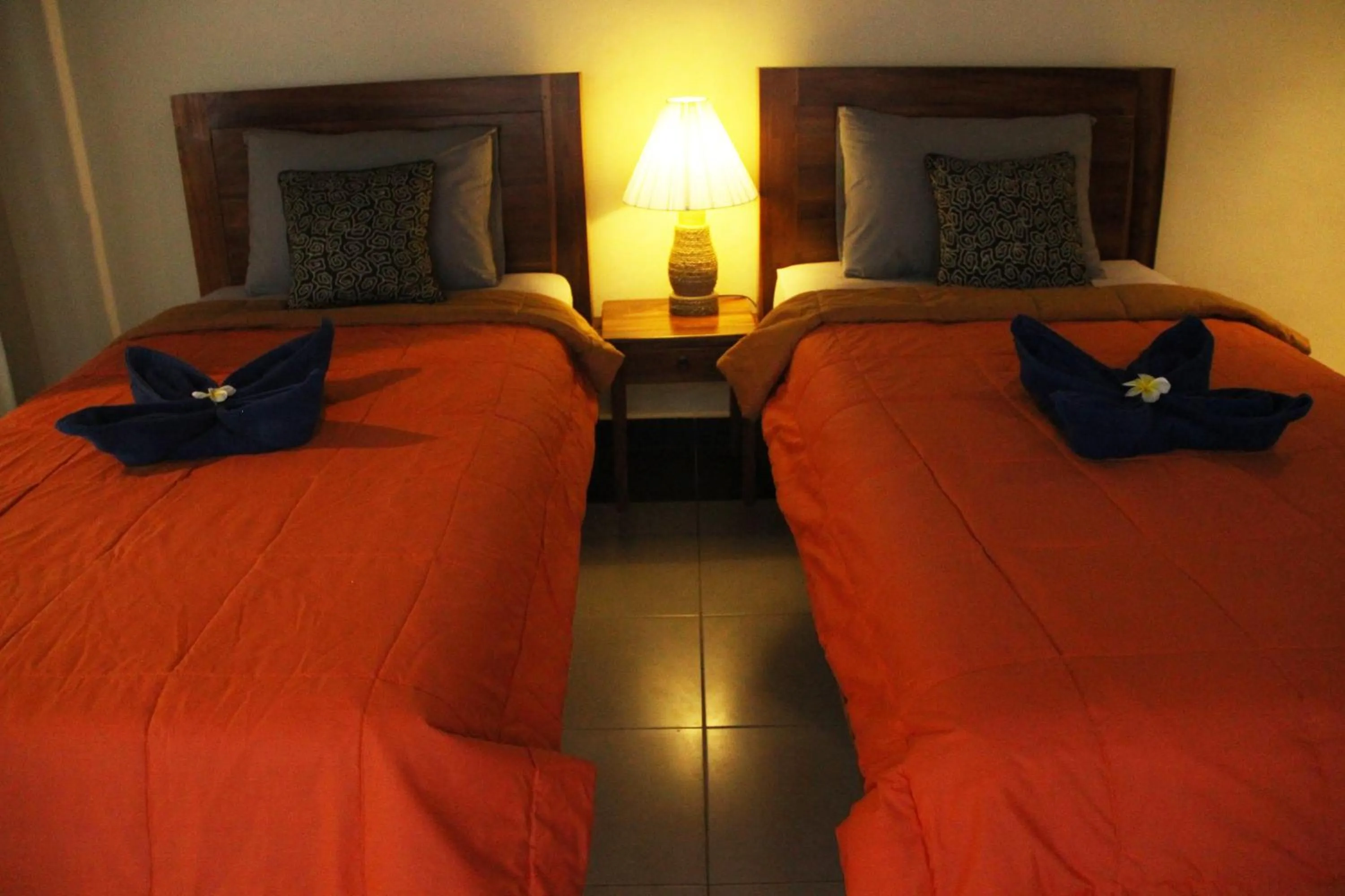 Bed in Ary House Ubud