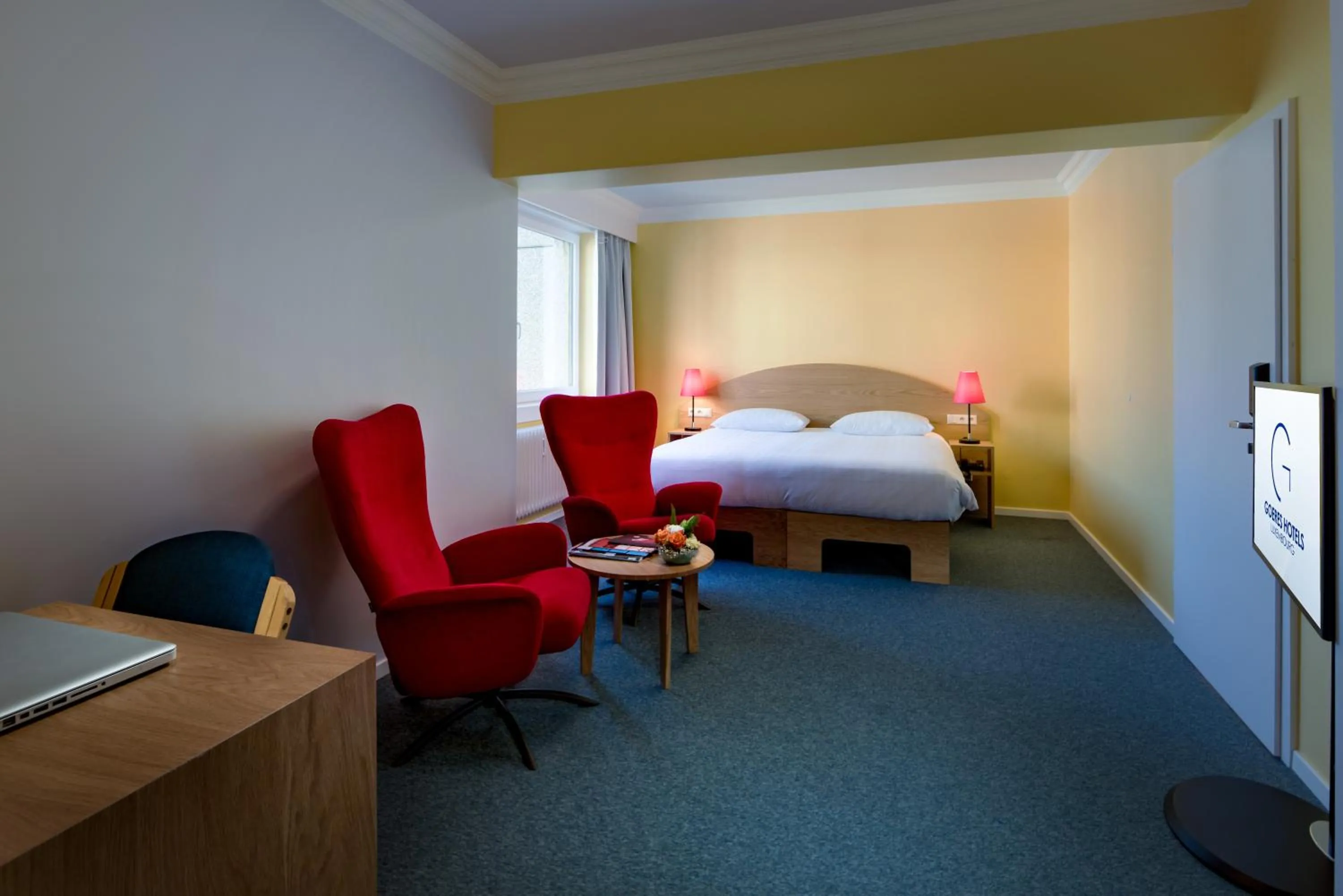 Bedroom, Bed in Hotel Parc Belle-Vue