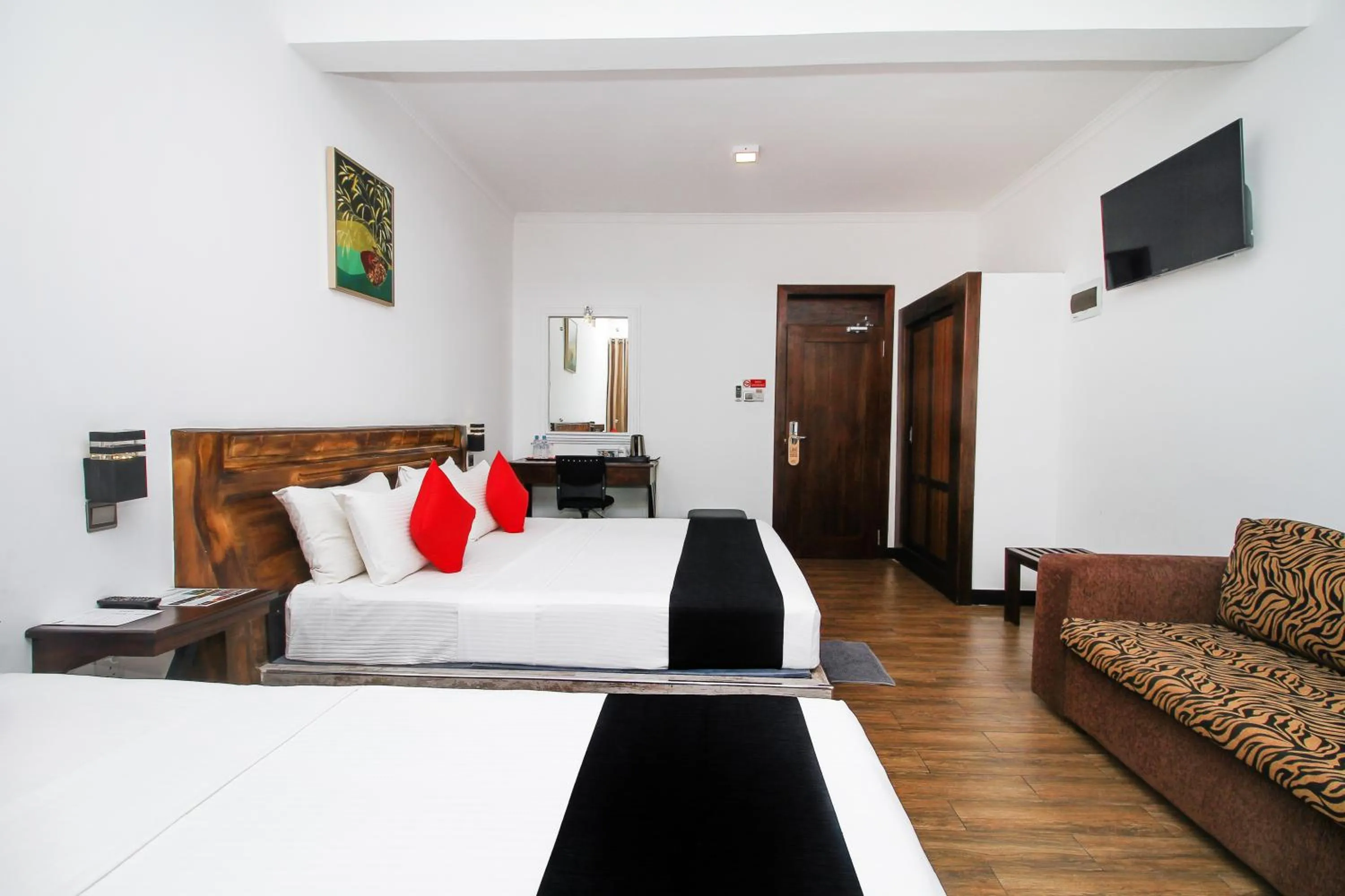 Bed in Sasha Transit Hotel