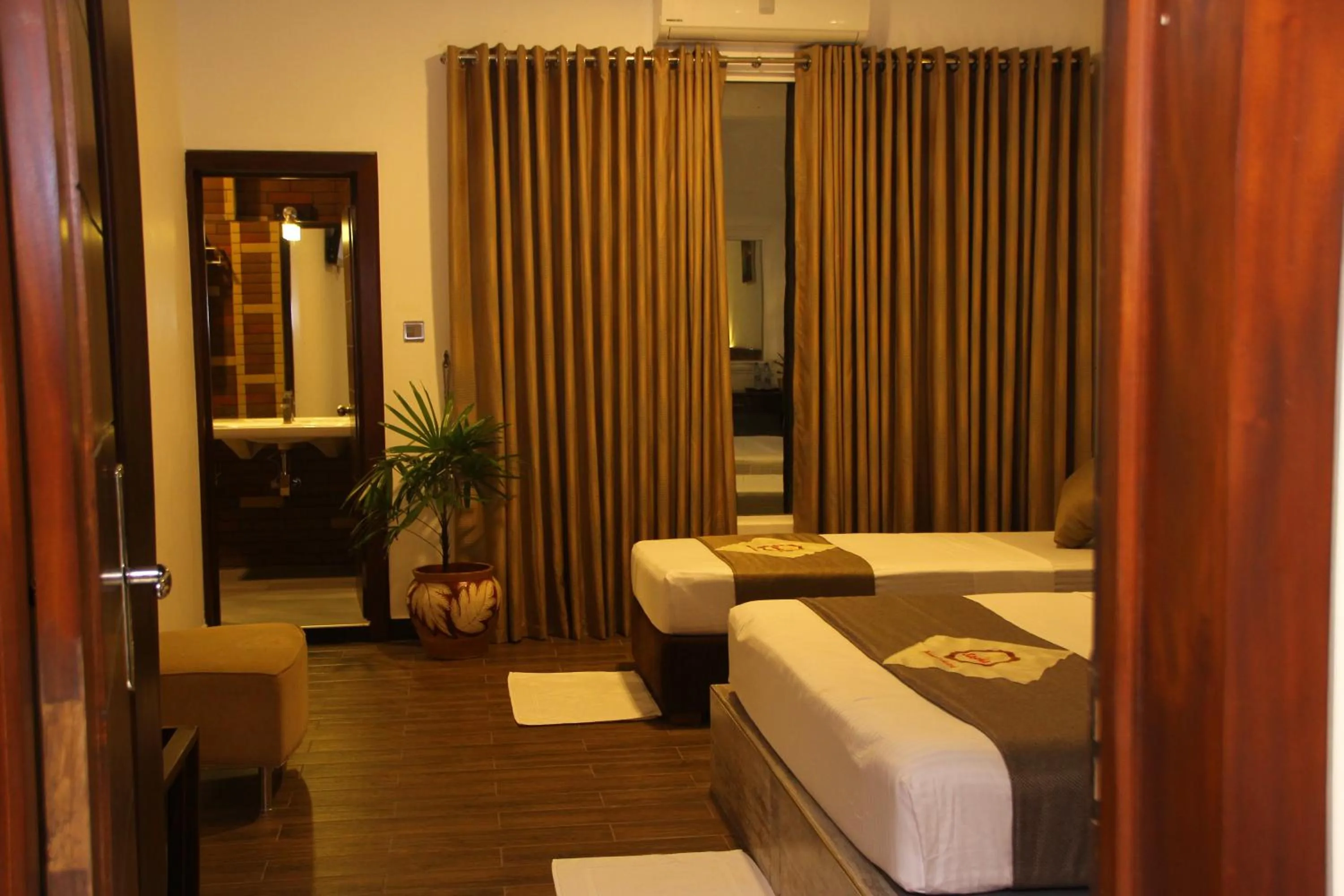 Bed in Sasha Transit Hotel