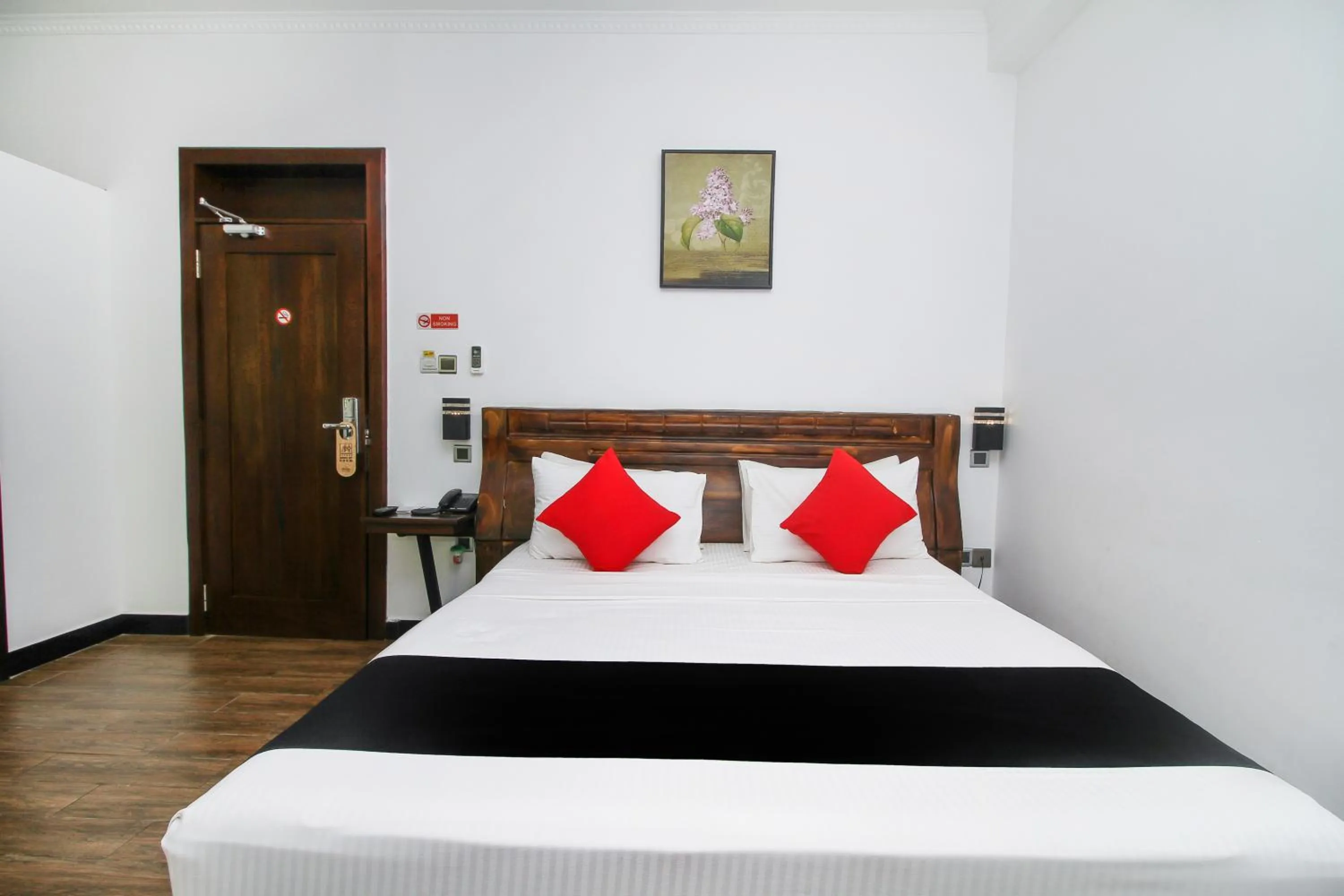 Bed in Sasha Transit Hotel