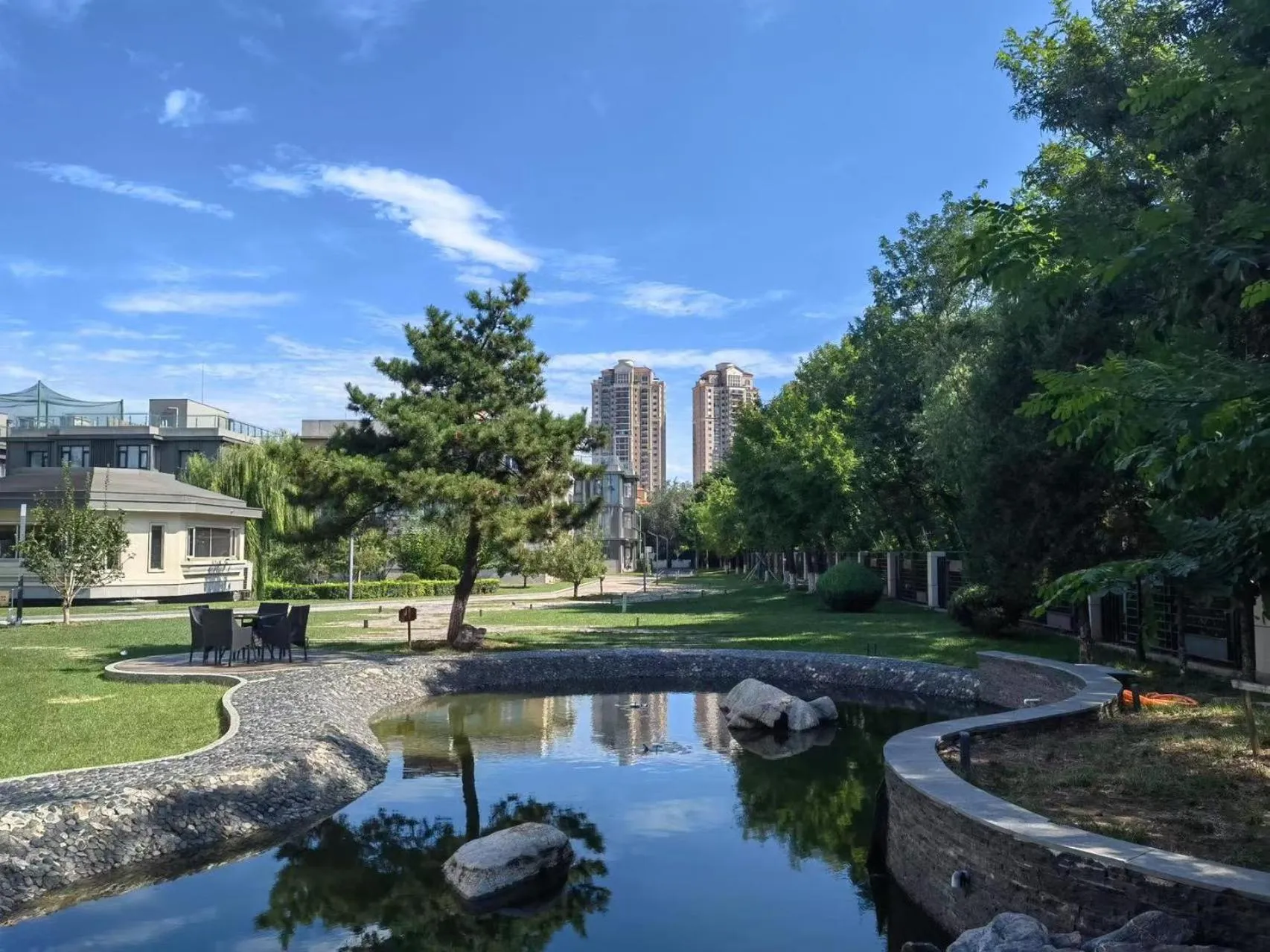 Garden view in Green Park Hotel Tianjin