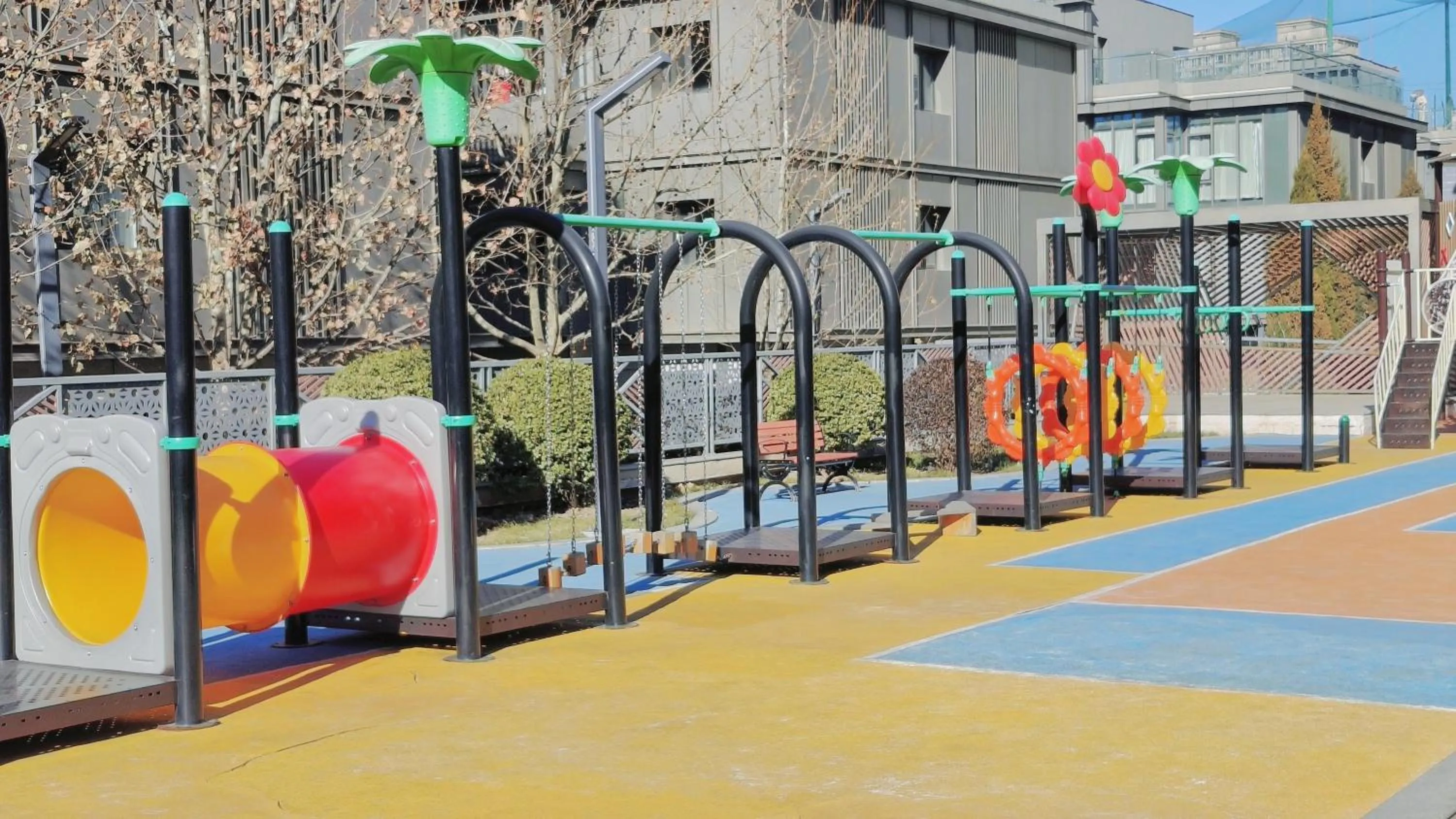 Children play ground in Green Park Hotel Tianjin