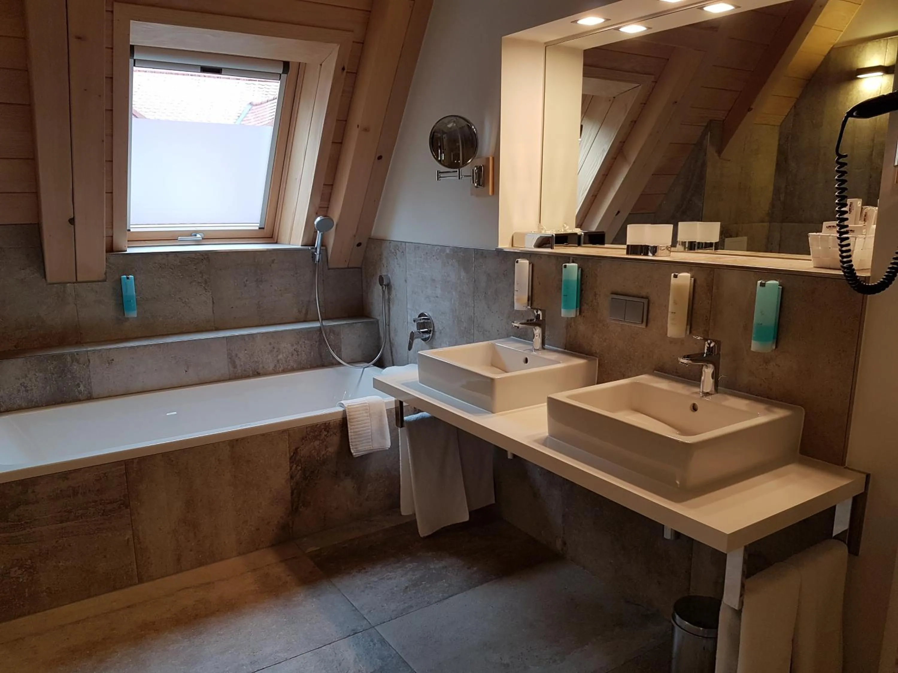 Bathroom in Gästehaus der Geroldsauer Mühle