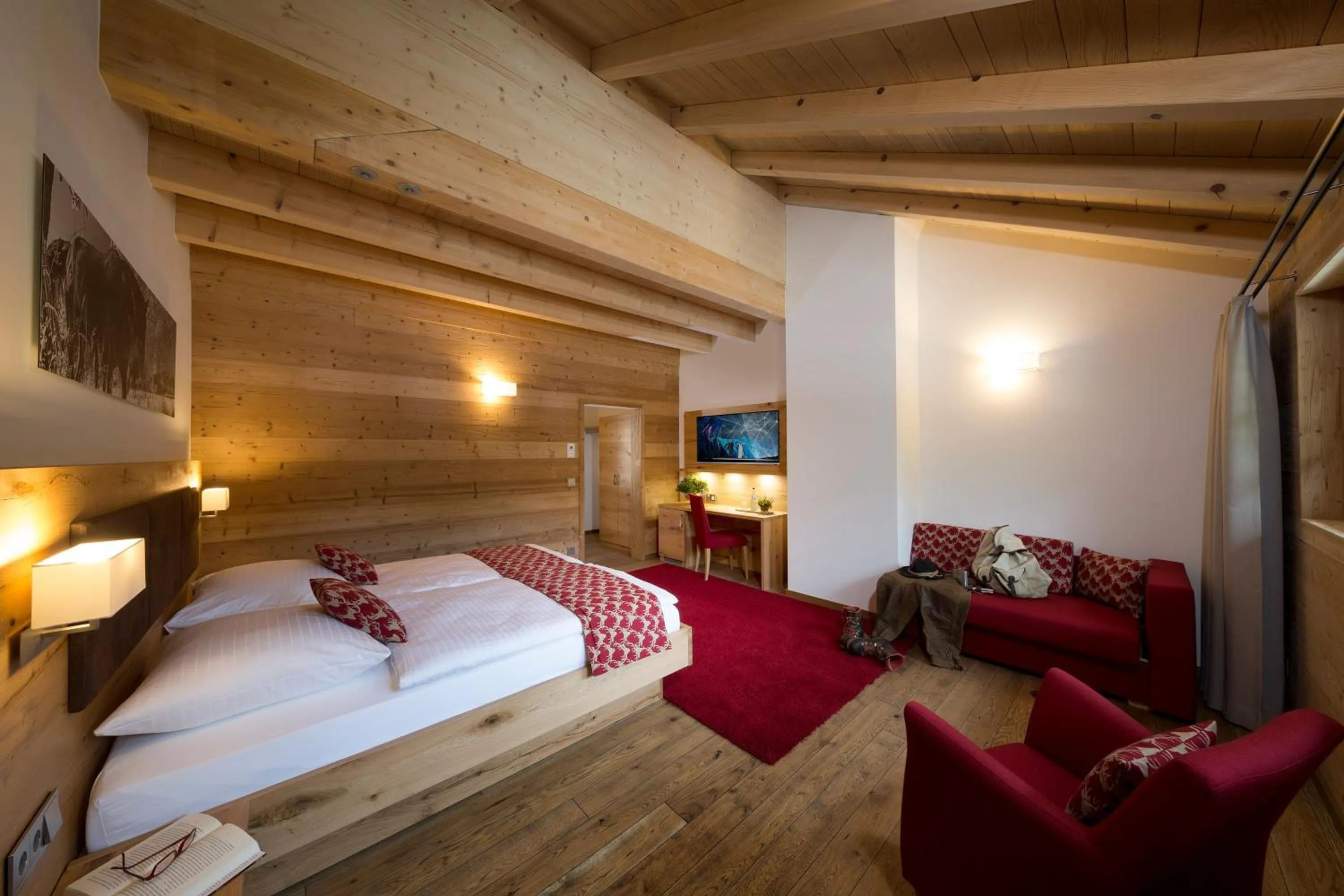 Bed in Gästehaus der Geroldsauer Mühle