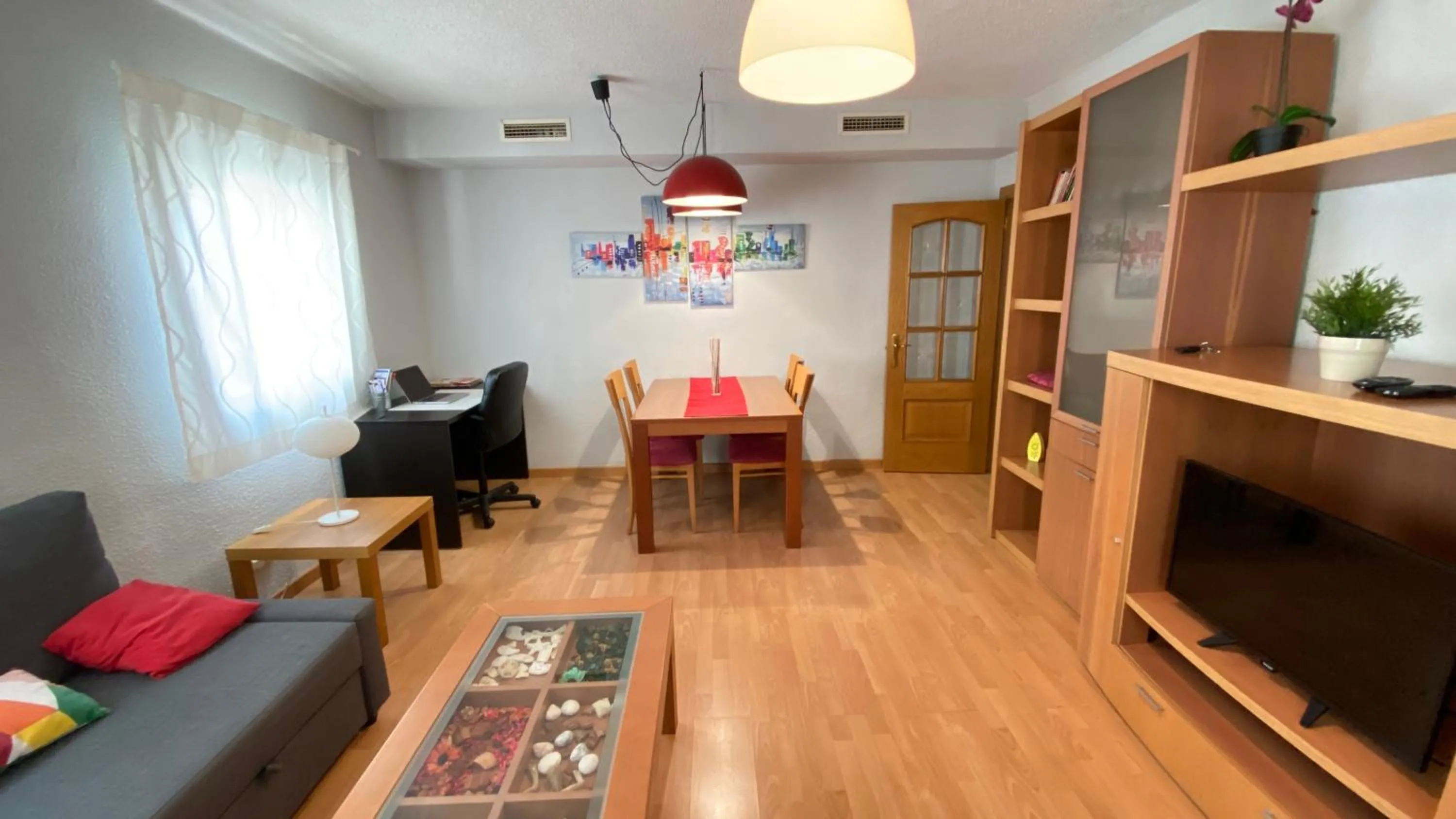 Seating area in Apartamento Aluche con parking gratuito