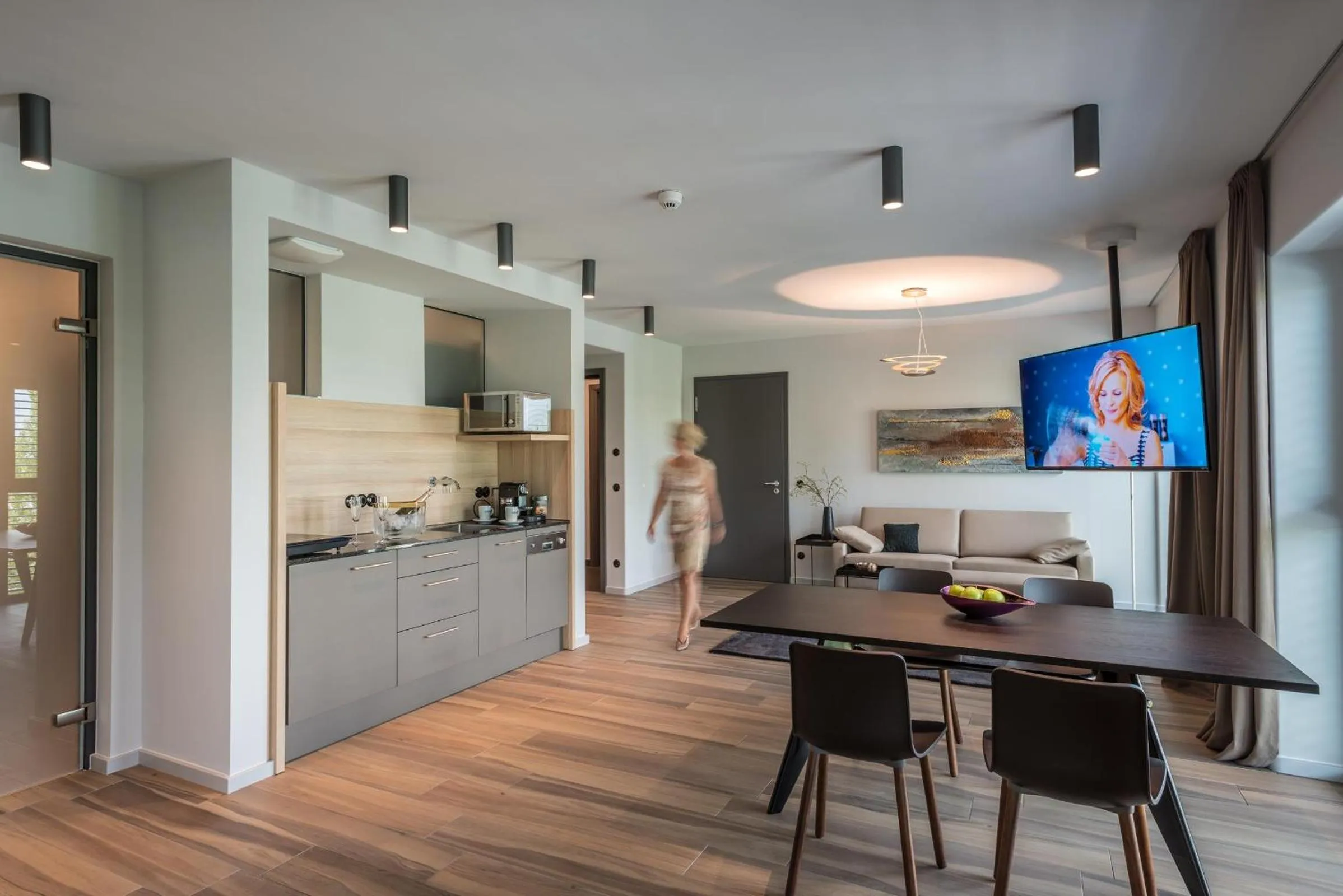 Living room in Golden Ball, Exclusive Serviced Apartments Munich