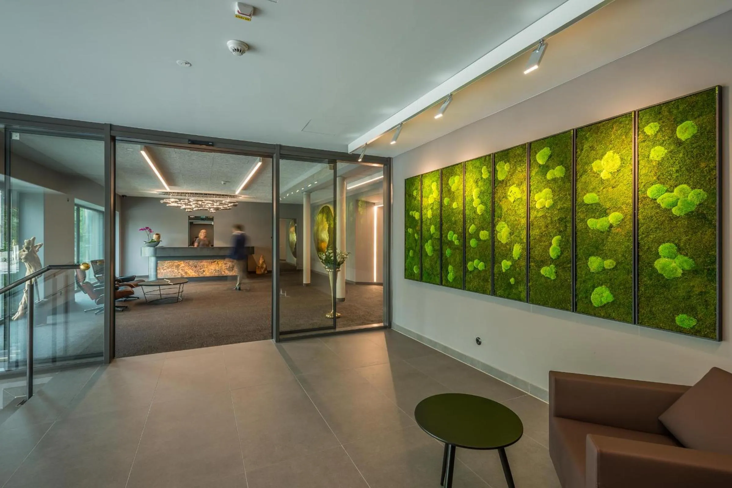 Lobby or reception, Bed in Golden Ball, Exclusive Serviced Apartments Munich