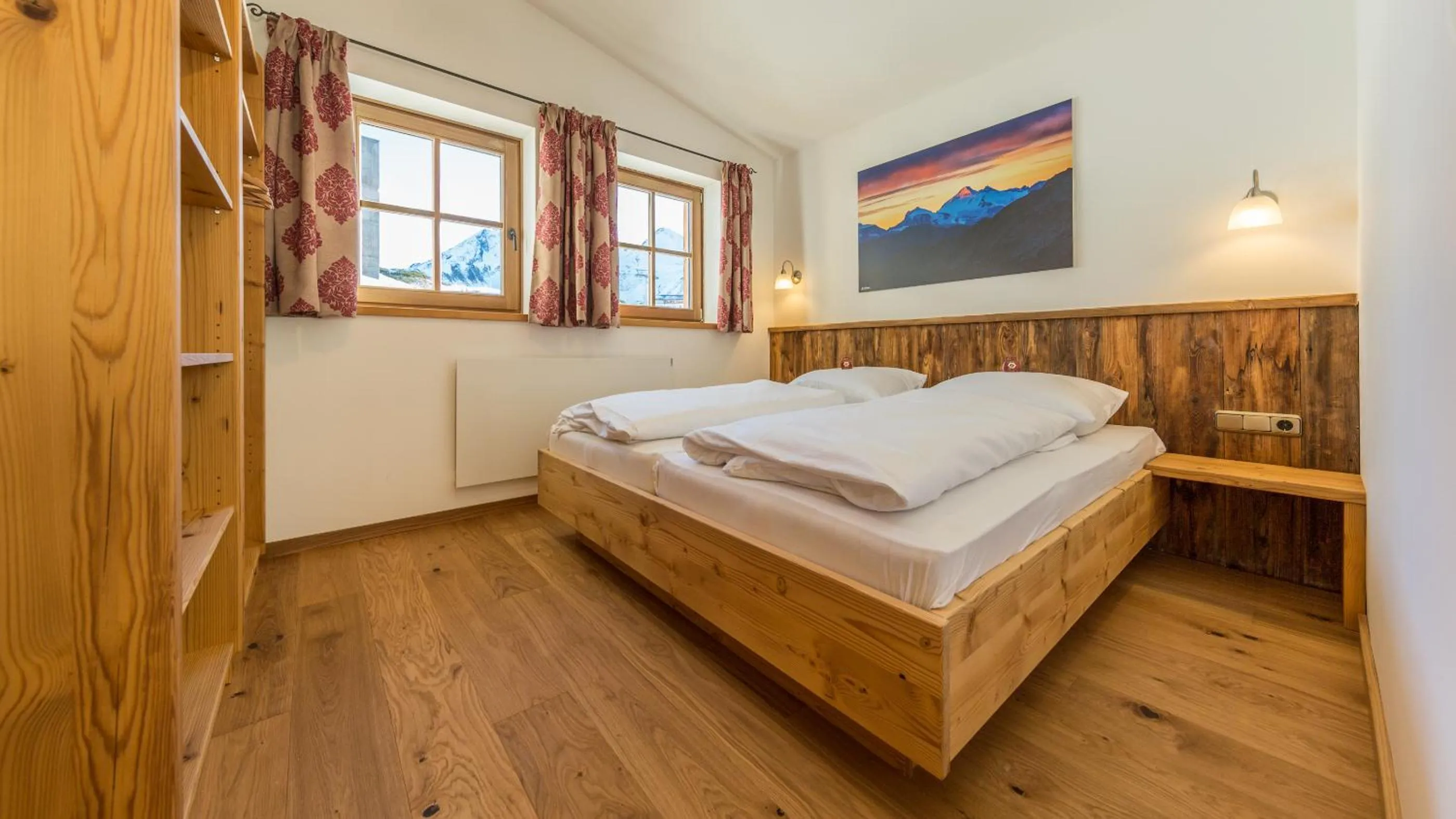 Bedroom, Bed in Ahornlodge