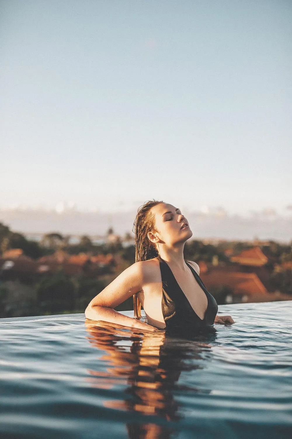 Pool view in FOX Hotel Jimbaran Beach Bali