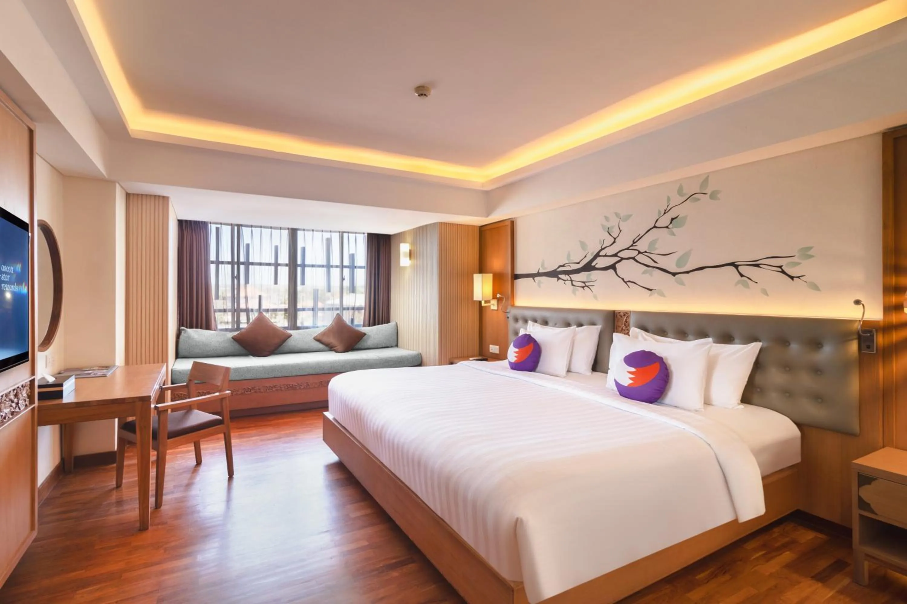 Property building, Bed in FOX Hotel Jimbaran Beach Bali