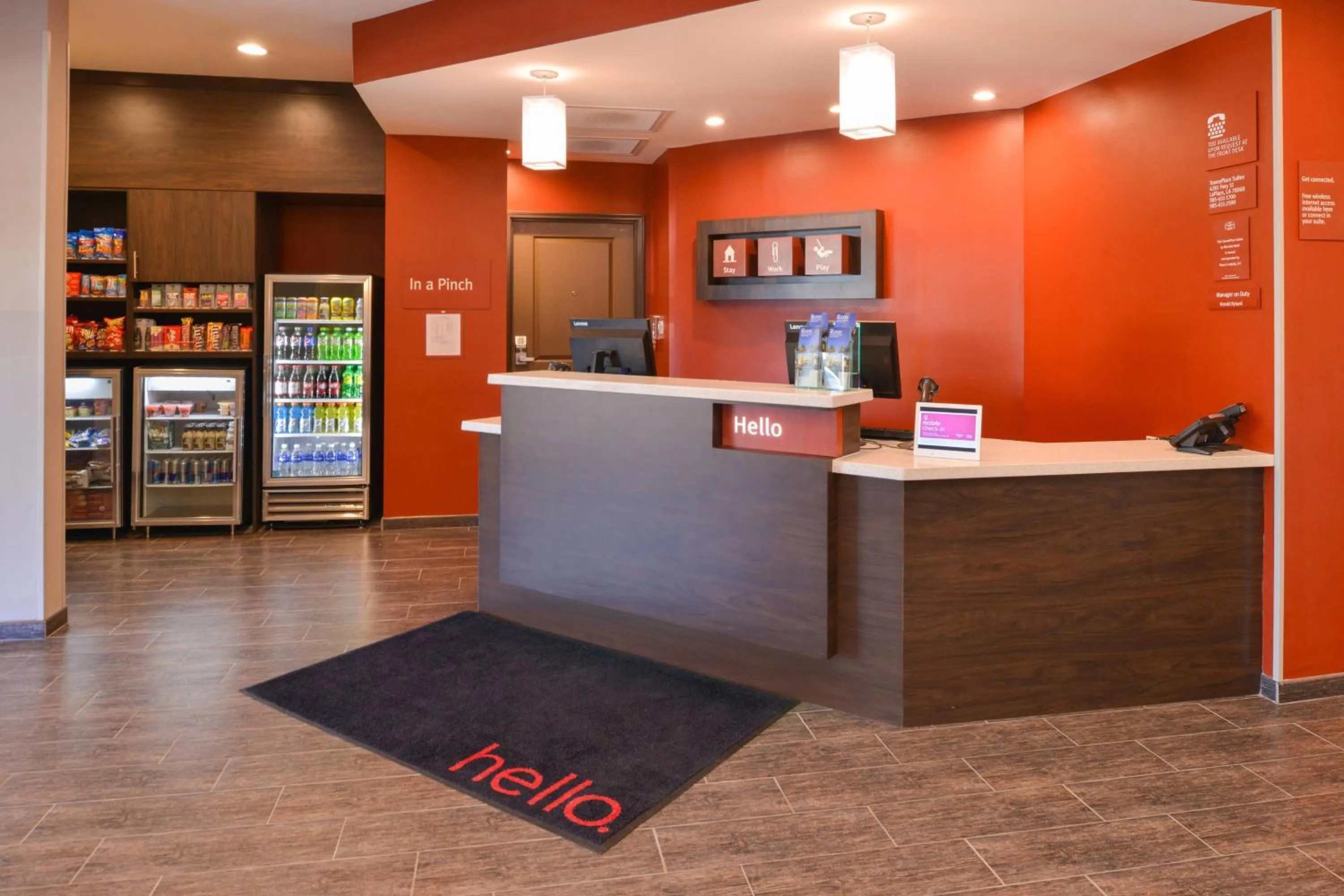 Lobby or reception in TownePlace Suites by Marriott Laplace