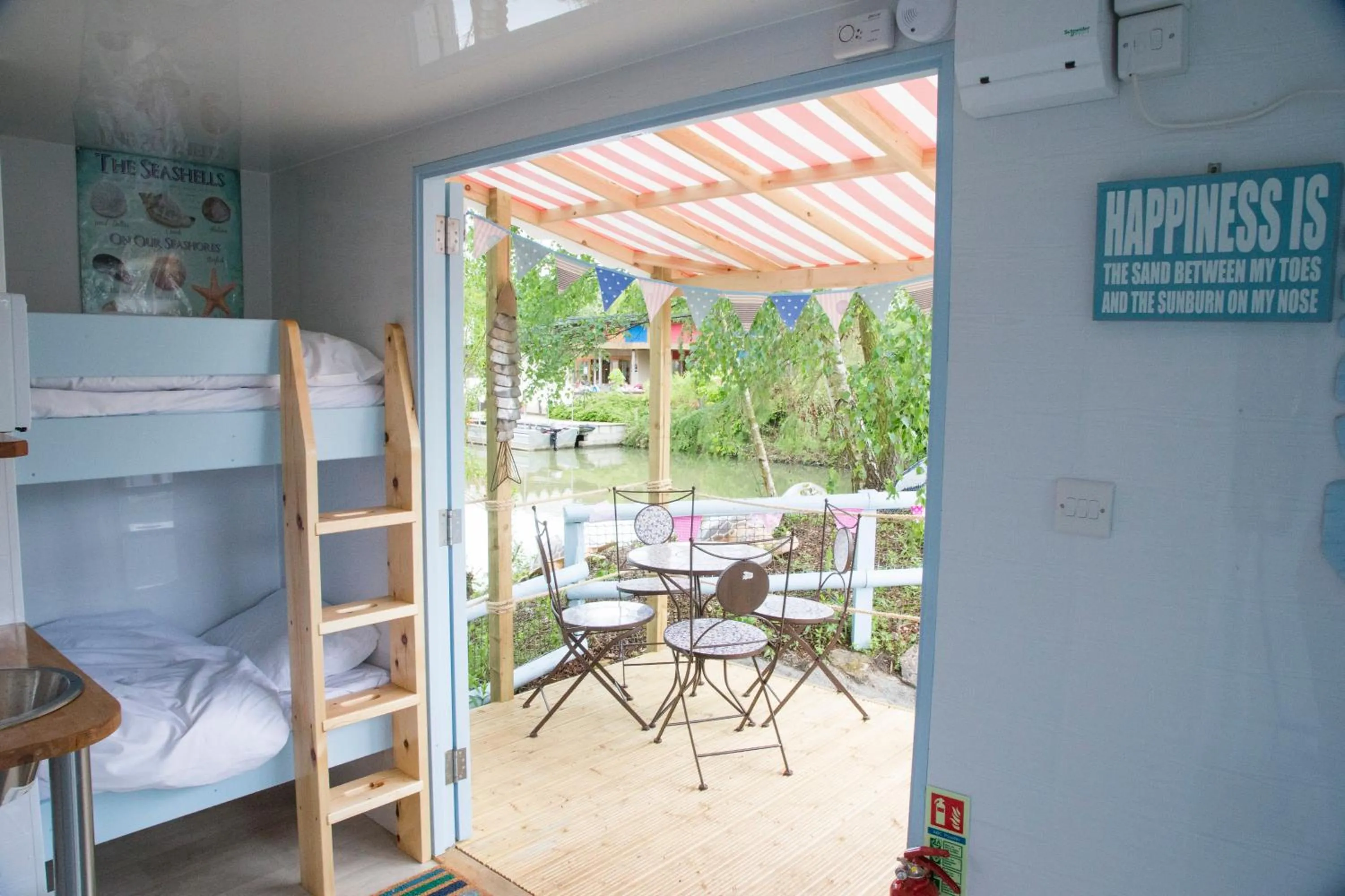 Lake view in Adventurer's Village Milton Keynes