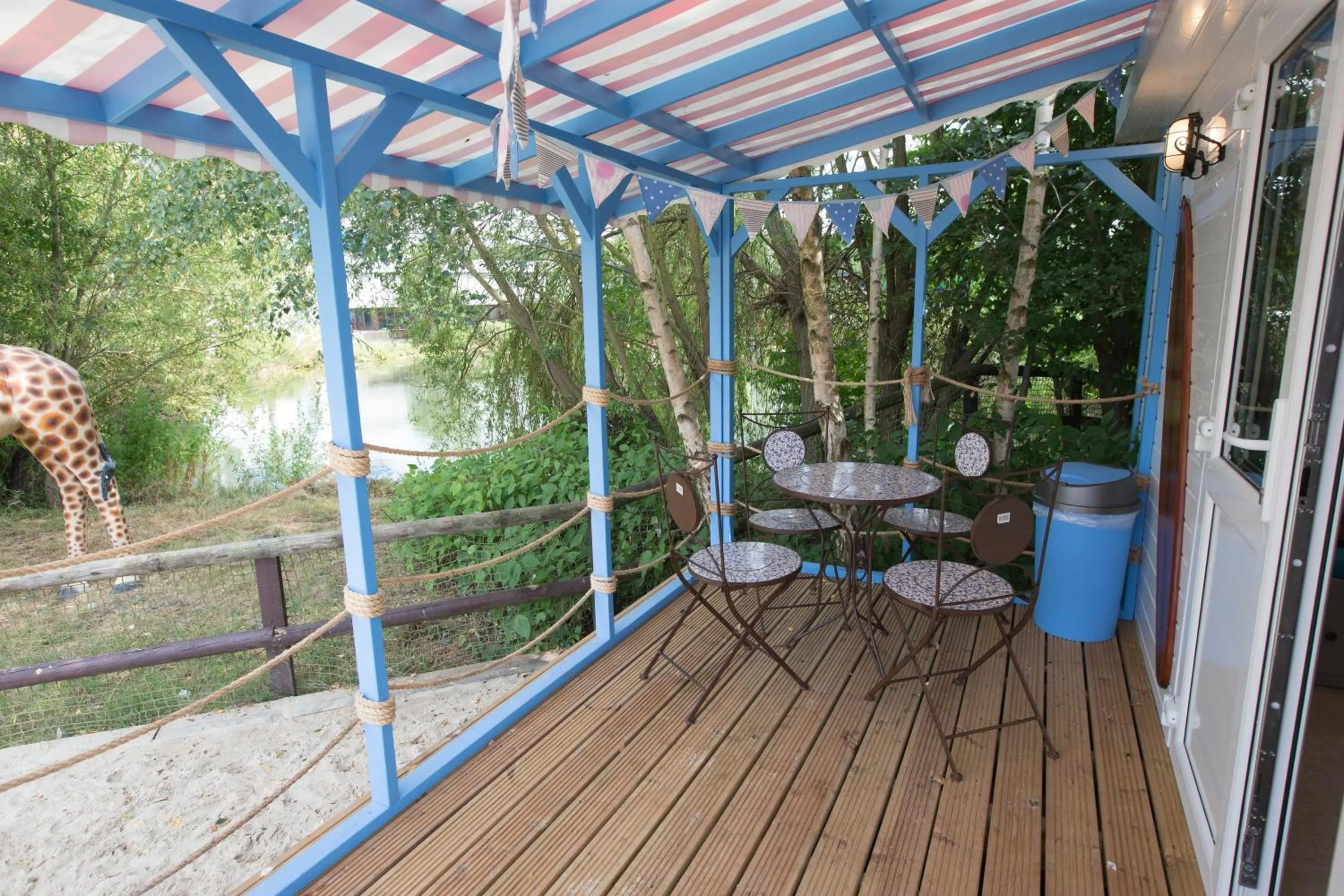 Patio in Adventurer's Village Milton Keynes