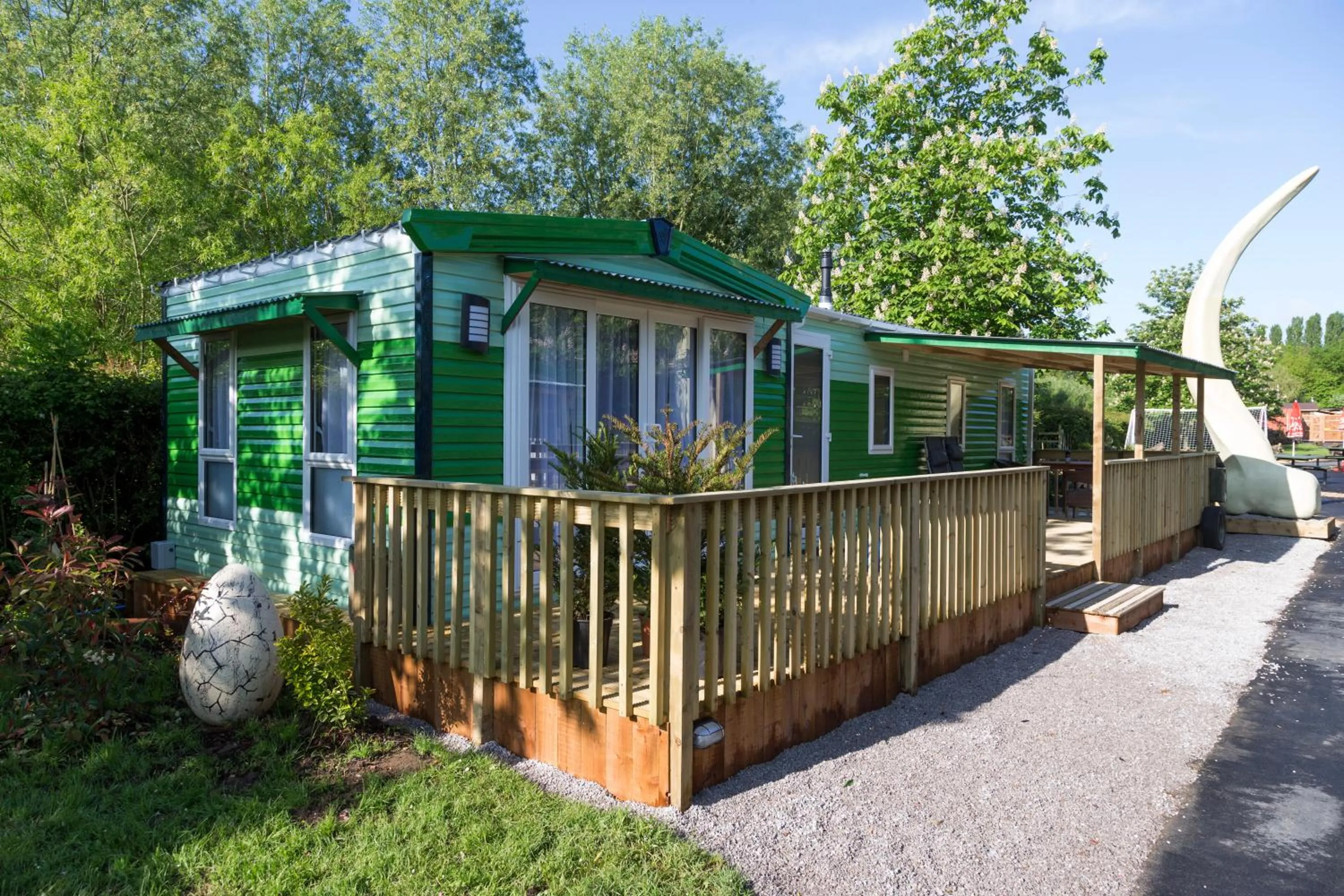 Patio in Adventurer's Village Milton Keynes