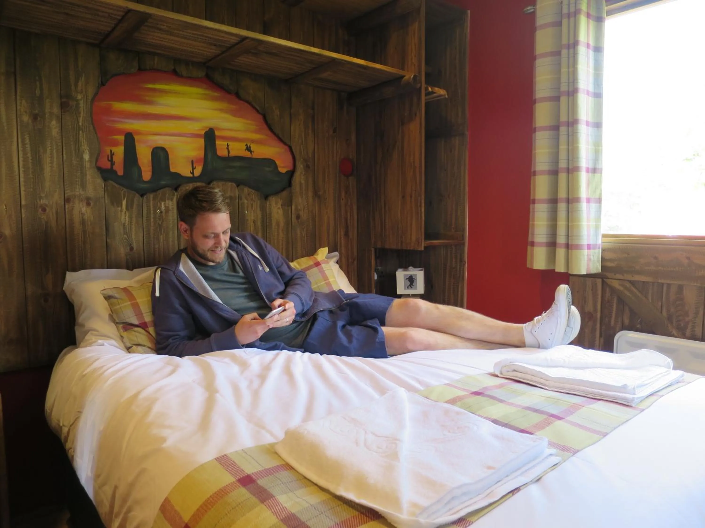 Bed in Adventurer's Village Milton Keynes