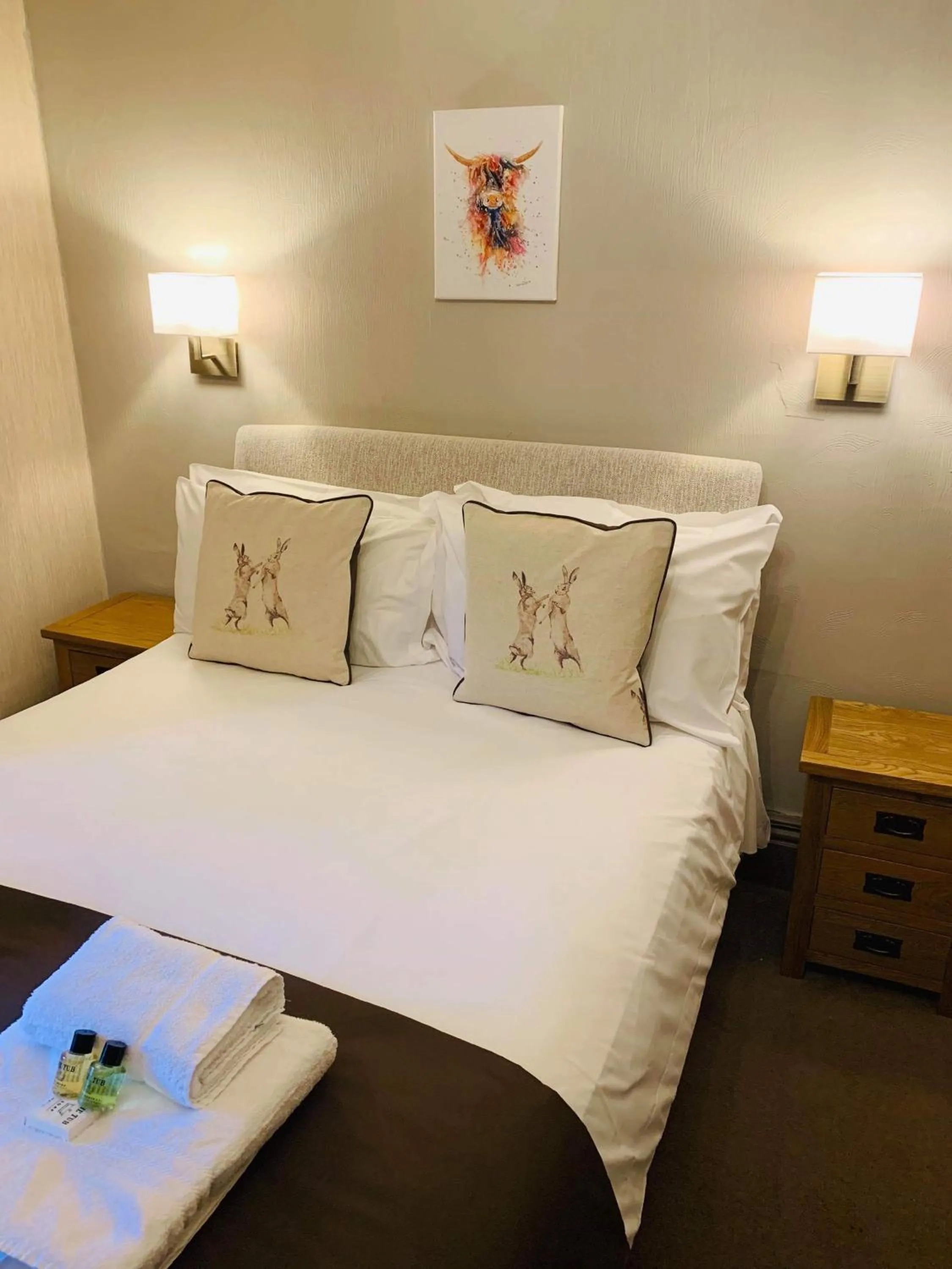 Bedroom, Bed in The Buck Inn, Malham