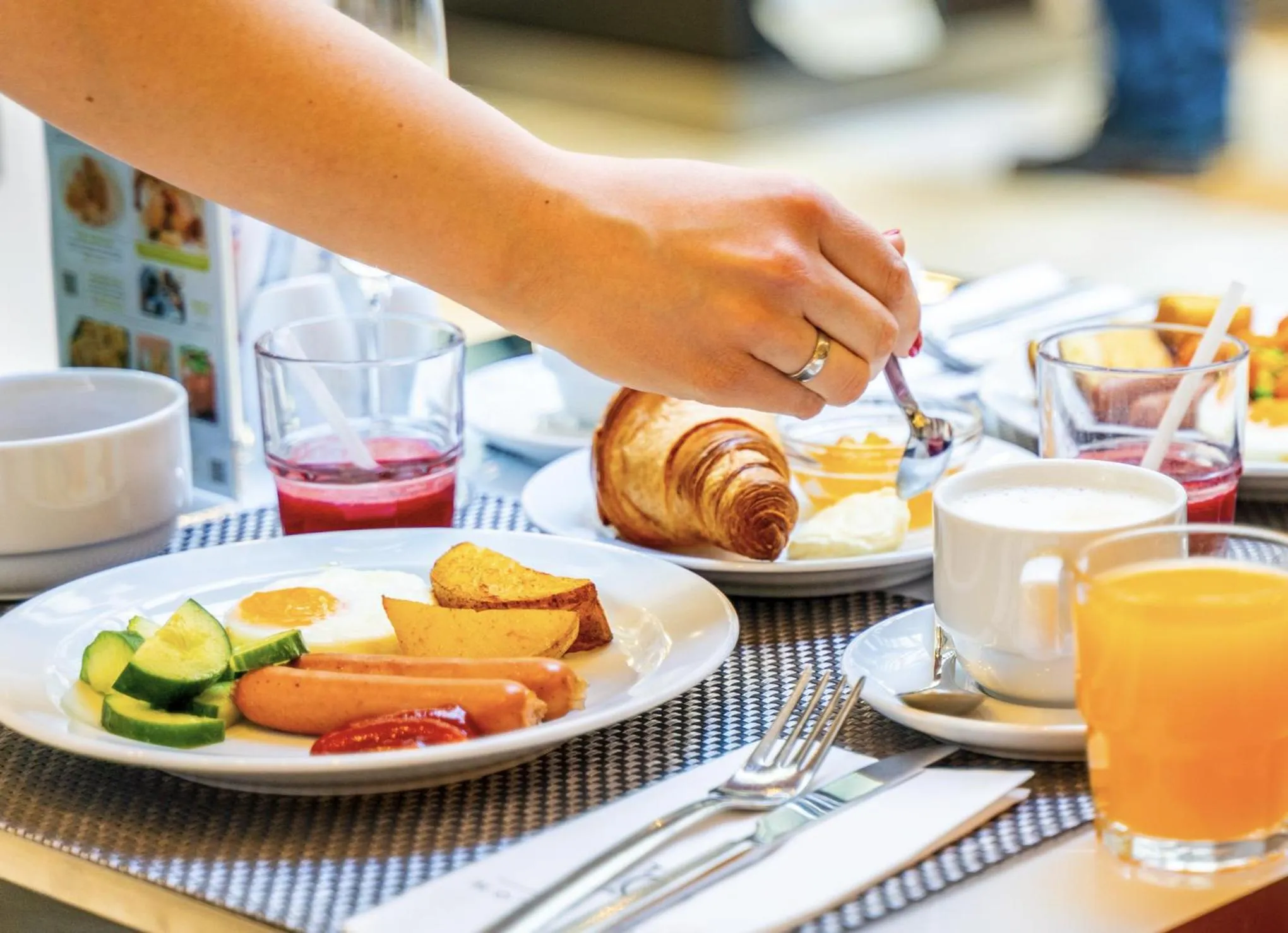 Breakfast in The Buck Inn, Malham