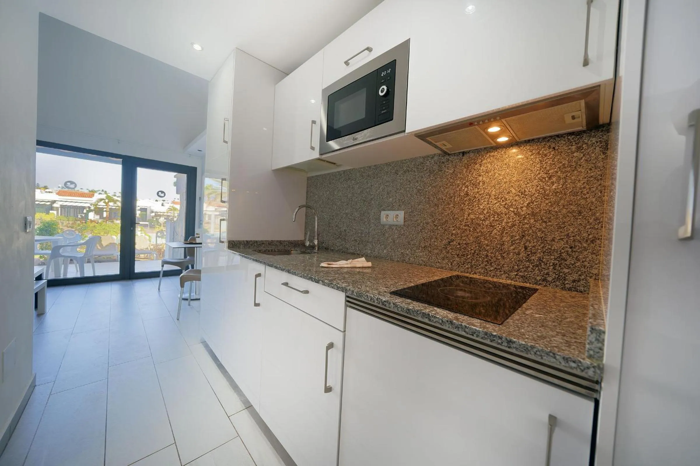 Kitchen or kitchenette in Maspalomas Lago Canary Sunset