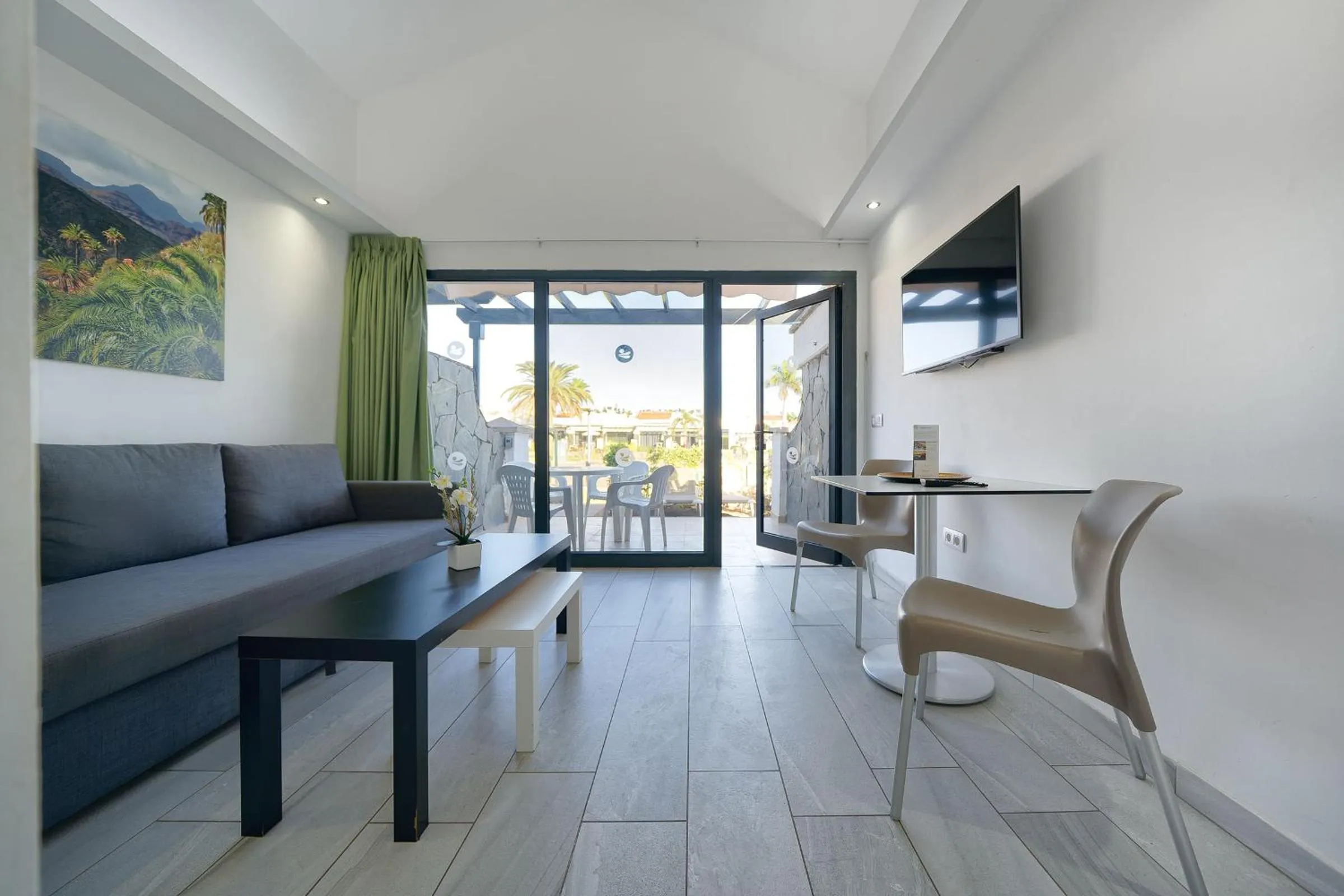 Living room in Maspalomas Lago Canary Sunset
