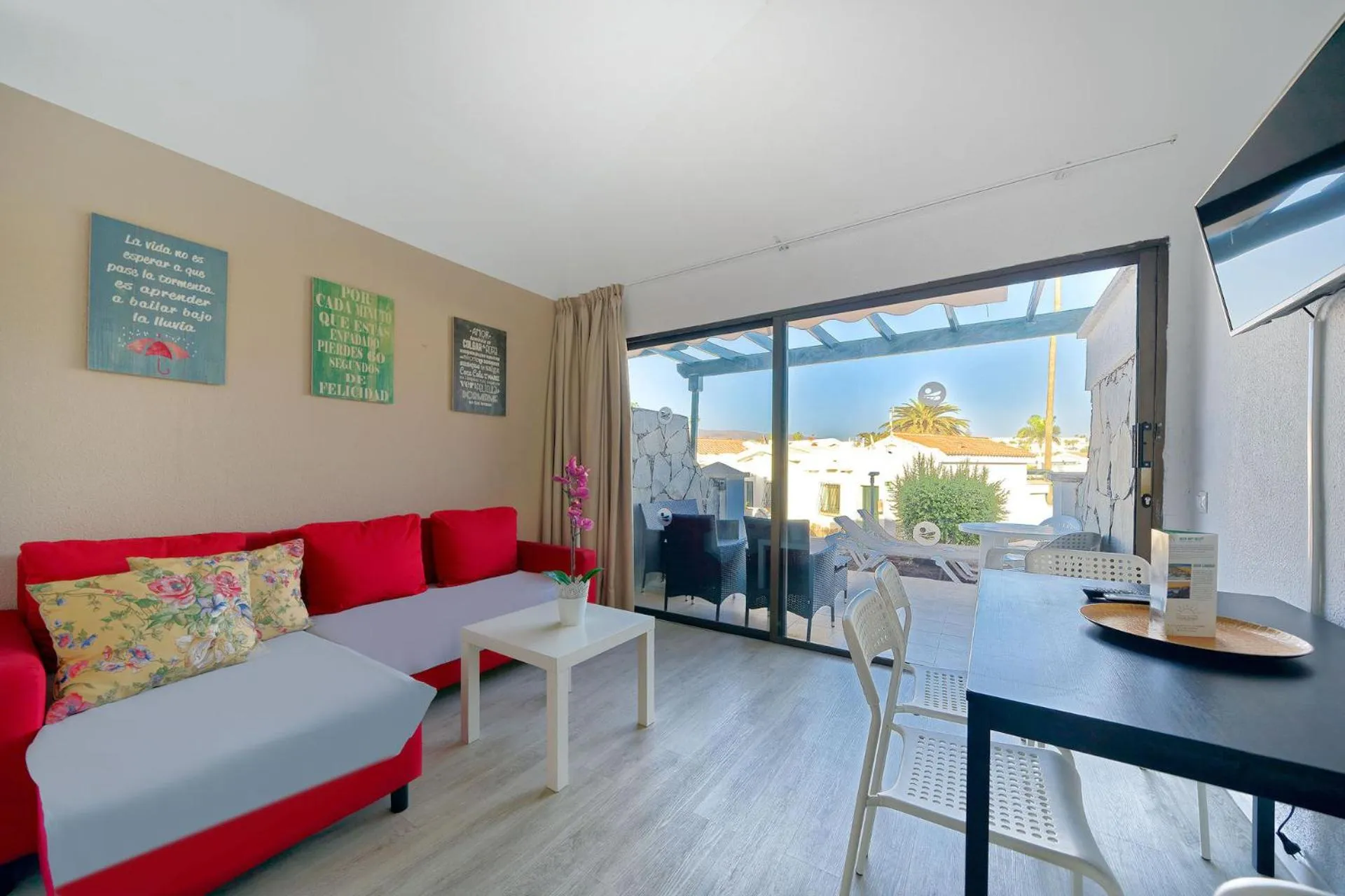 Living room in Maspalomas Lago Canary Sunset