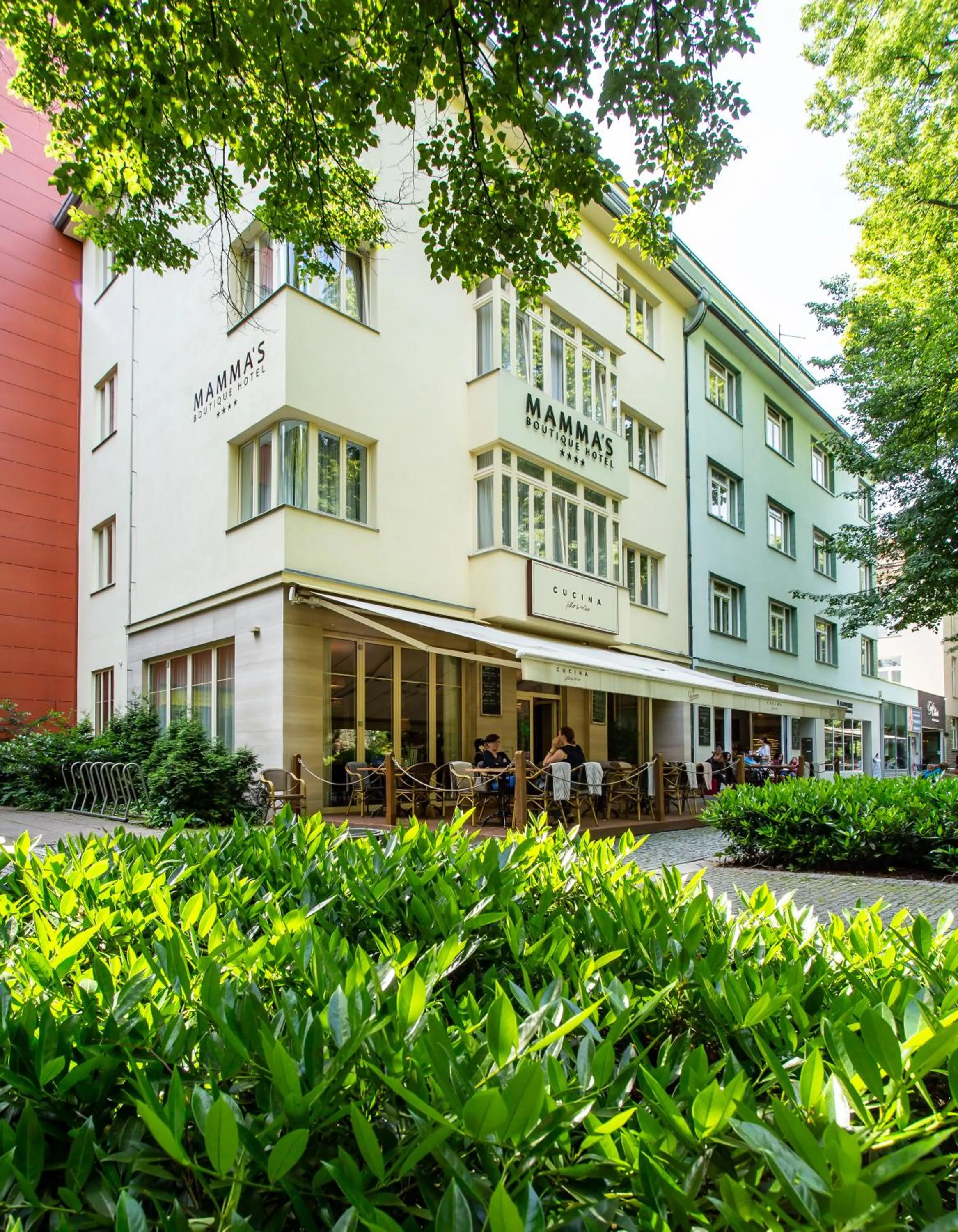 Property building in Mamma´s Boutique Hotel