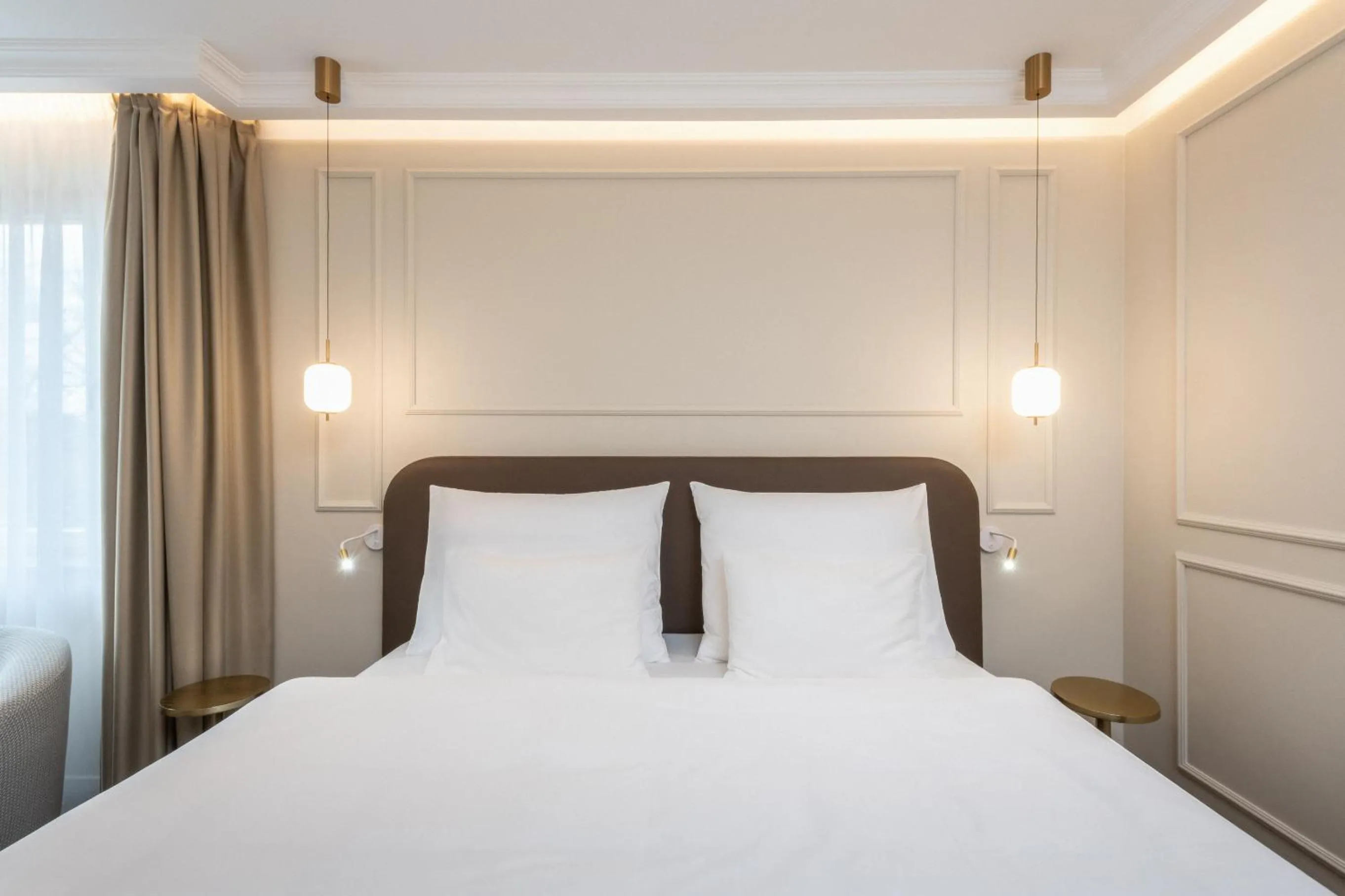 Bed in Mamma´s Boutique Hotel