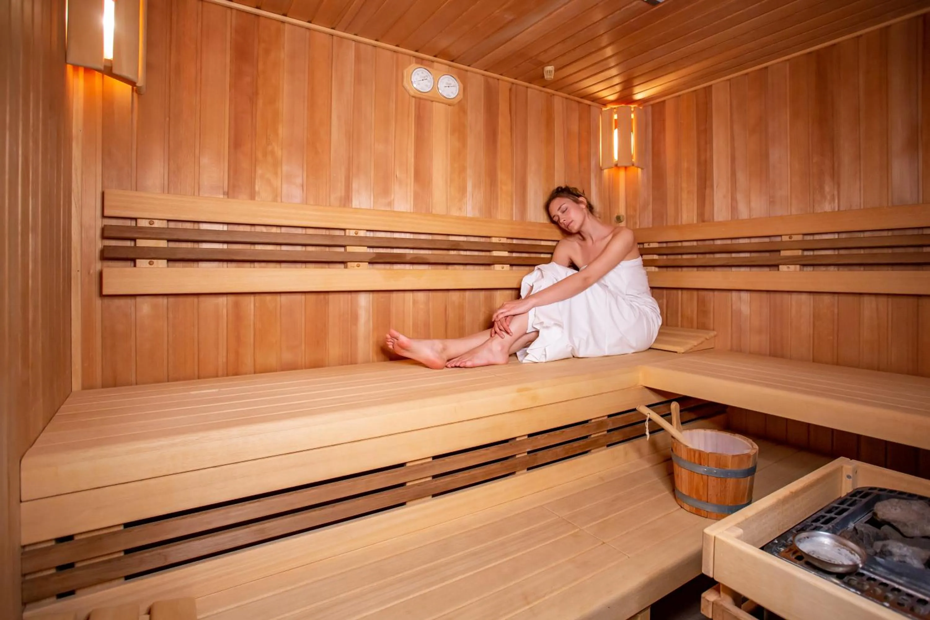 Sauna in Mamma´s Boutique Hotel