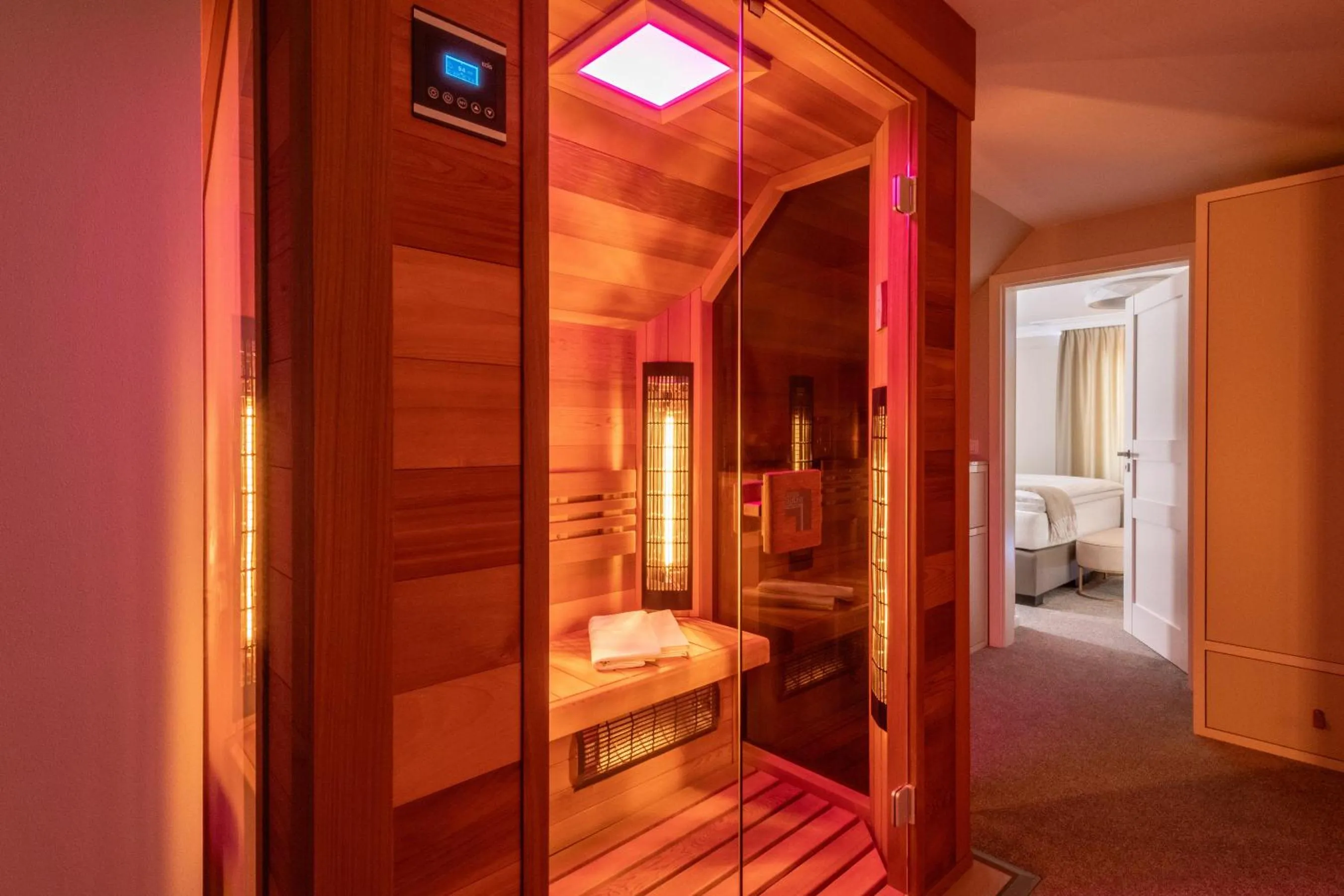 Sauna in Mamma´s Boutique Hotel