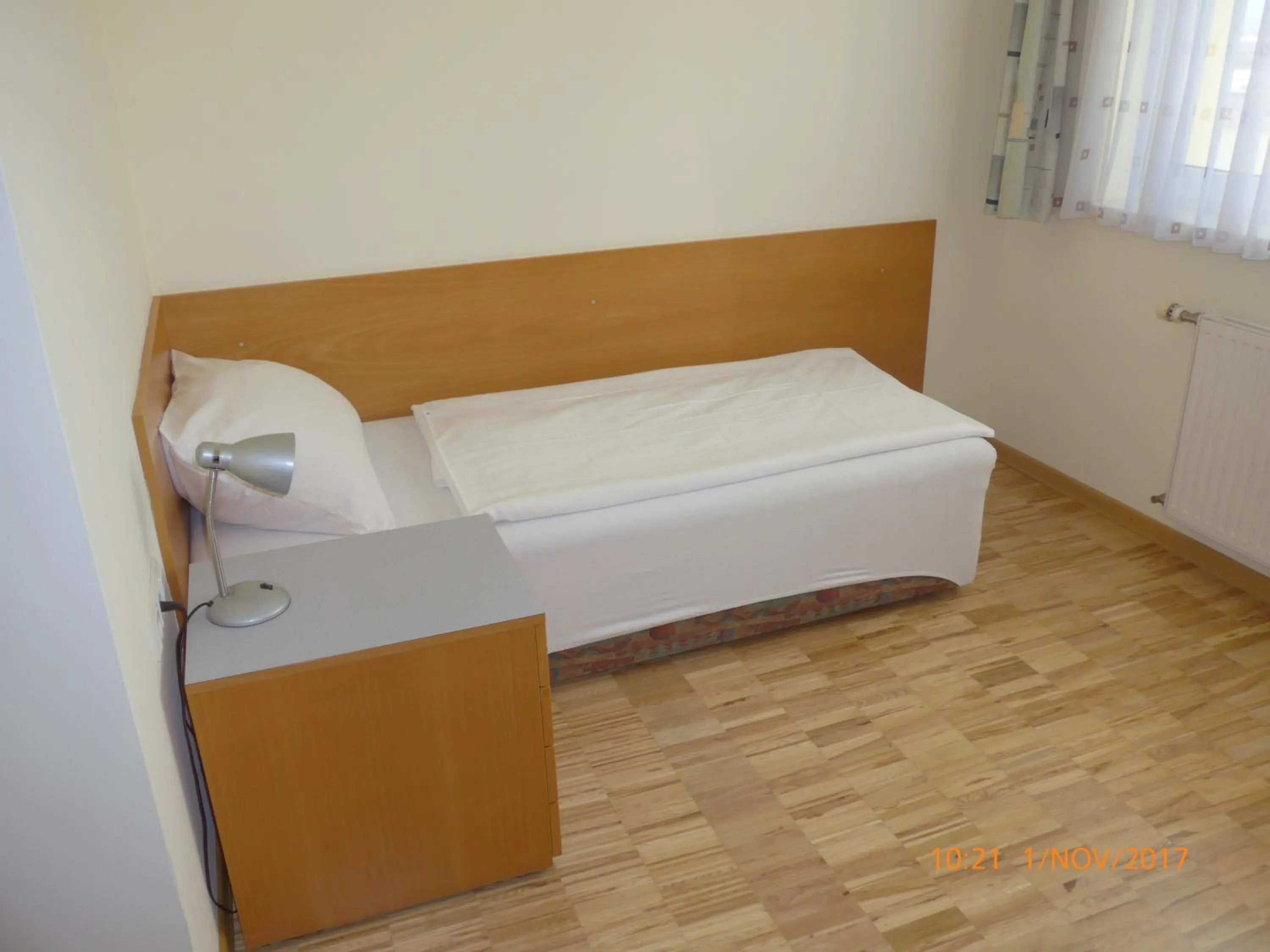 Decorative detail, Bed in Kolpinghaus Spittal