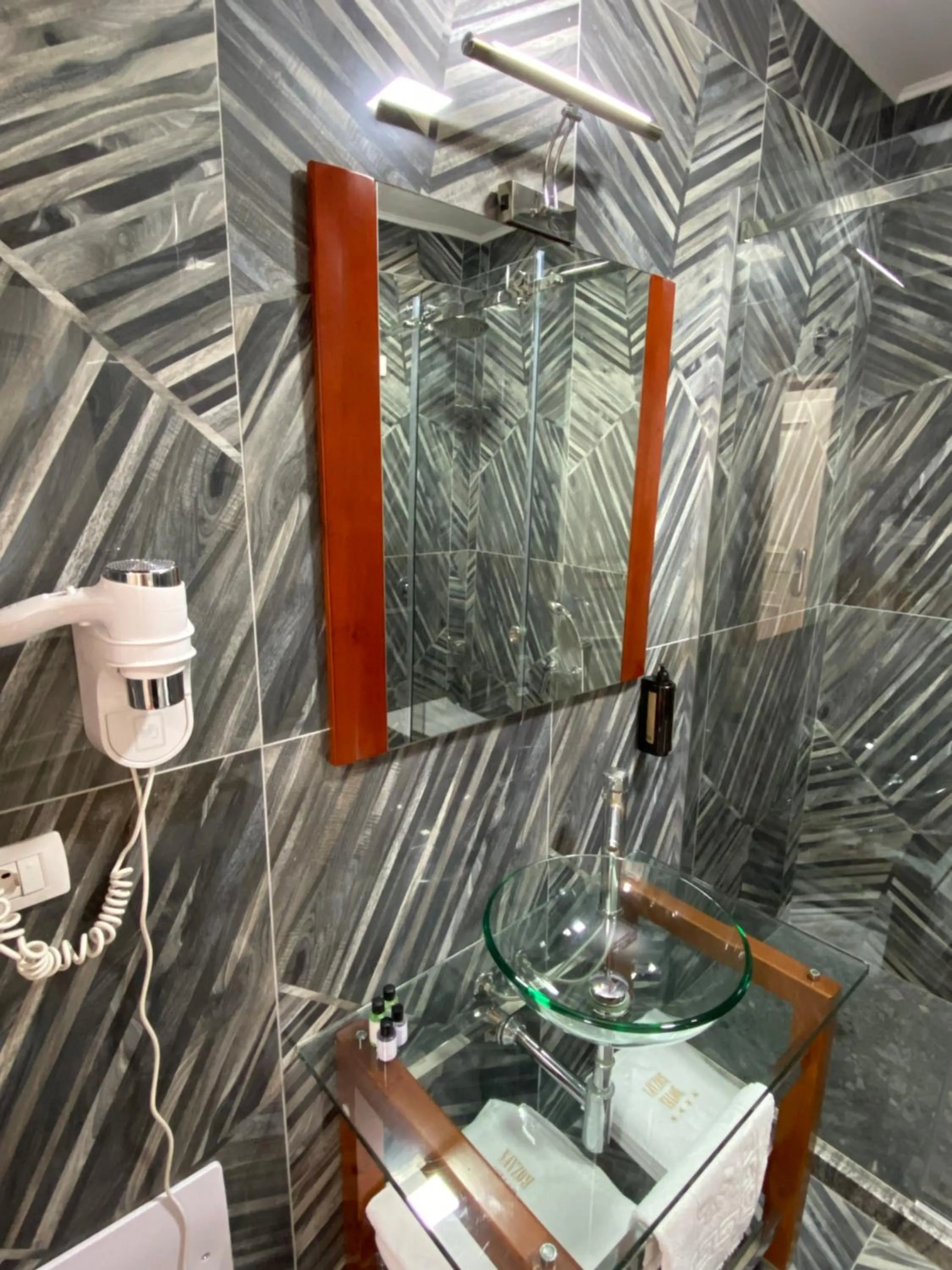 Bathroom in Rozafa Hotel