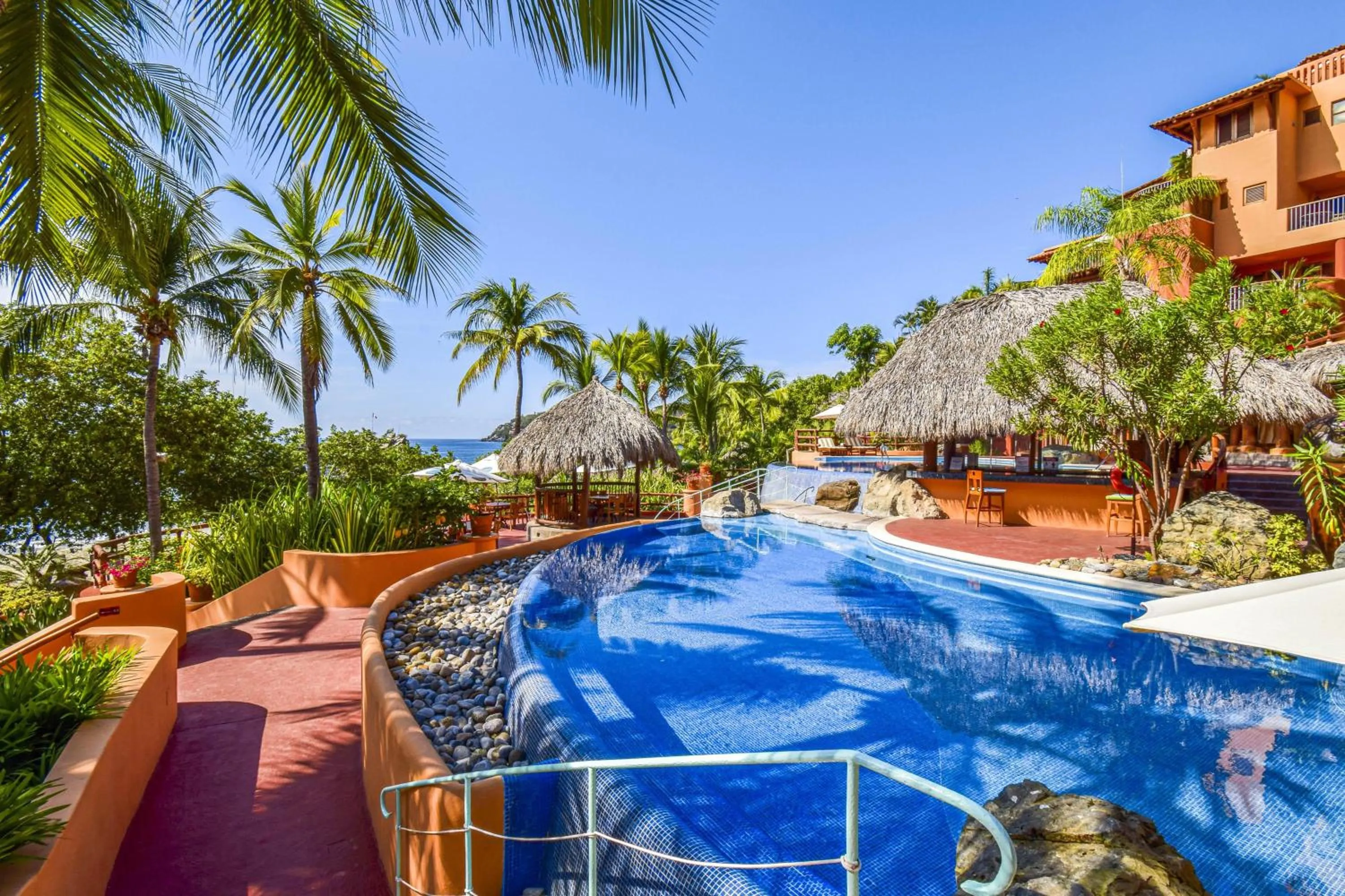 Pool view in Hilton Grand Vacations Club Zihuatanejo