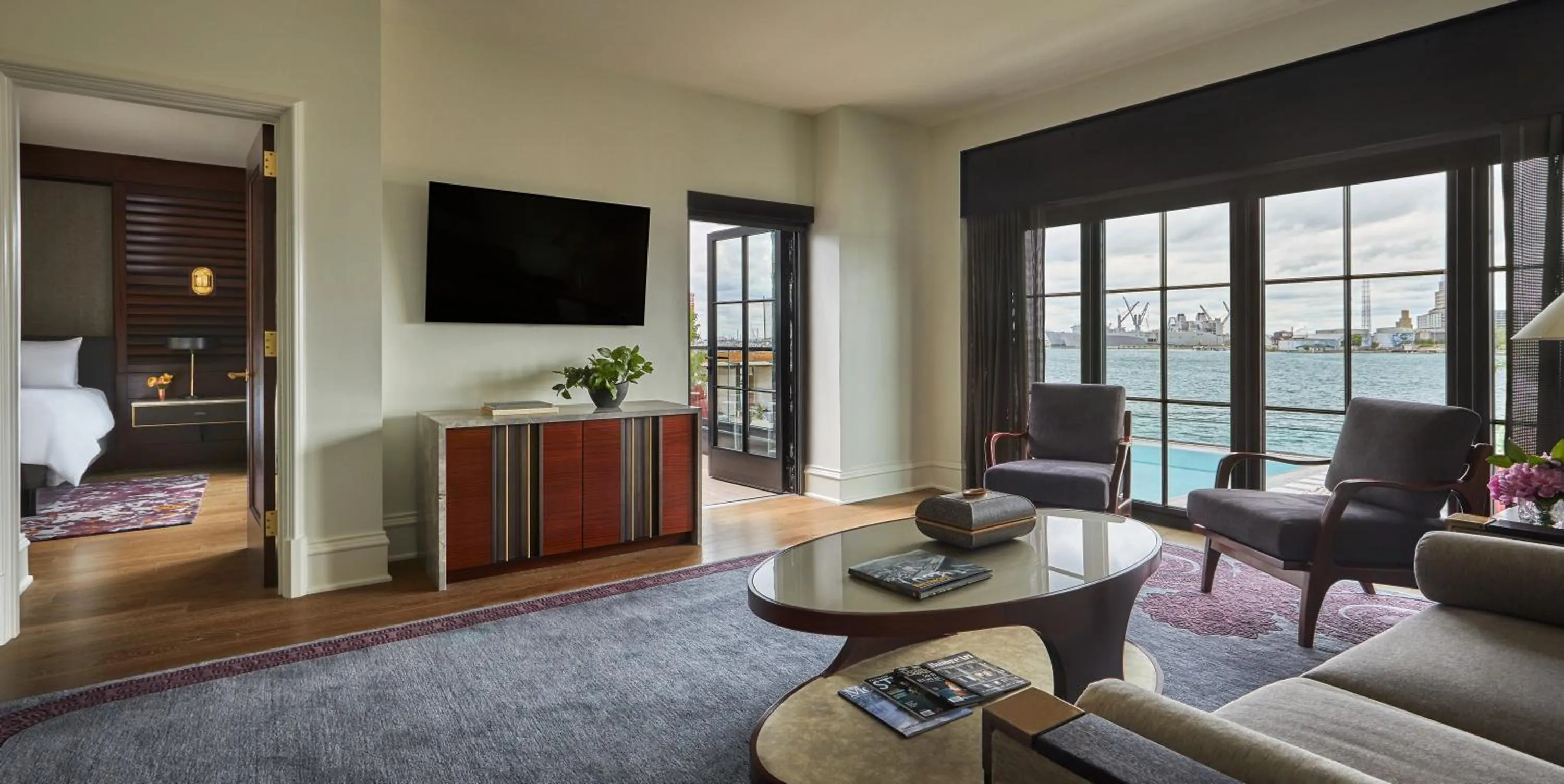 Living room in Pendry Baltimore