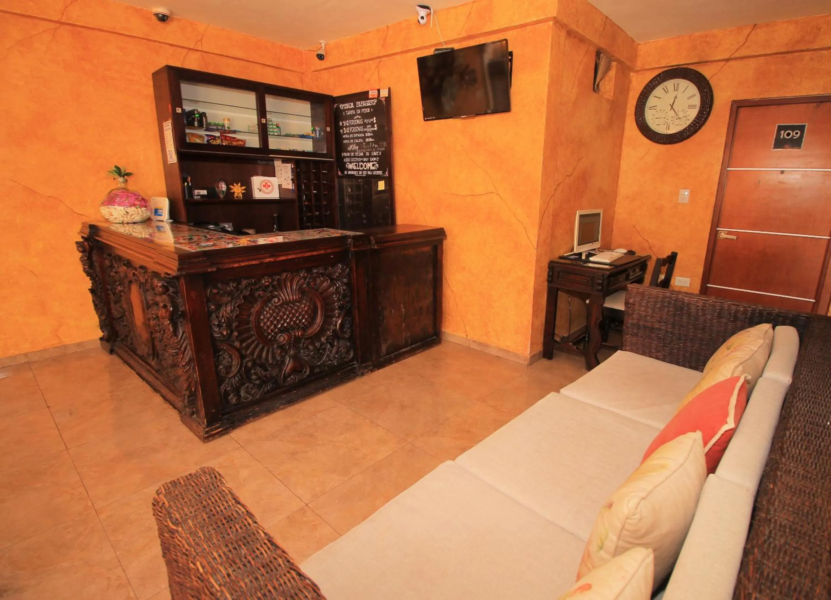 Lobby or reception in Papagayo Hotel Boutique