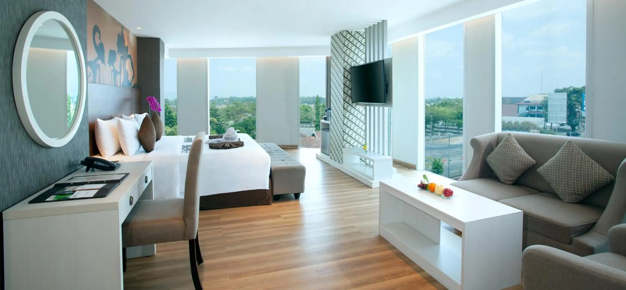 Bed in Platinum Adisucipto Hotel & Conference Center