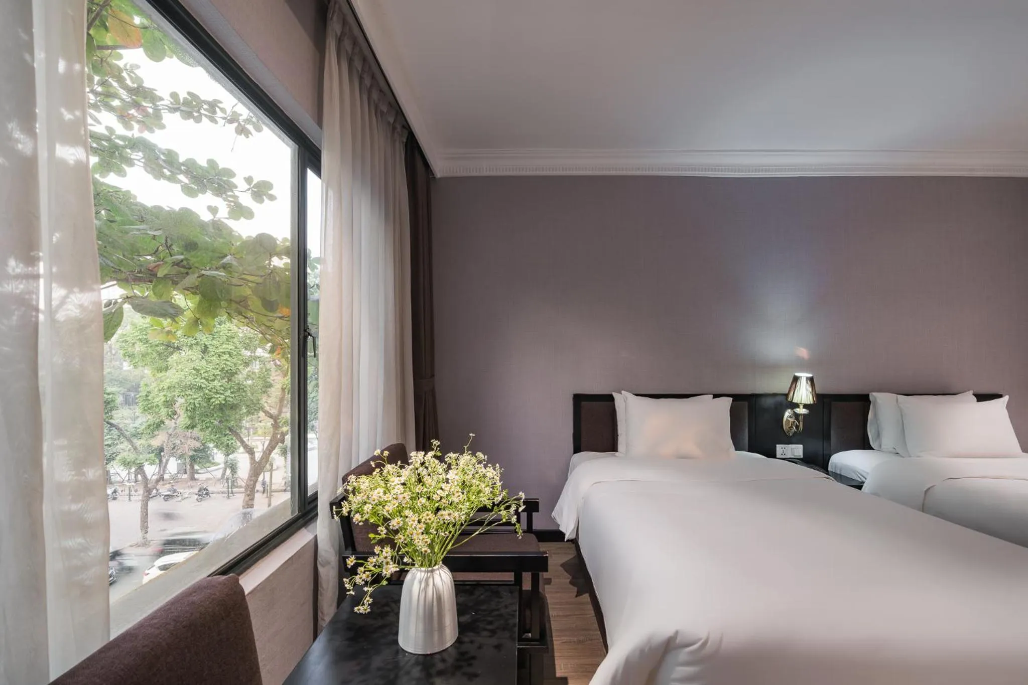 View (from property/room), Bed in La Passion Classic Hotel