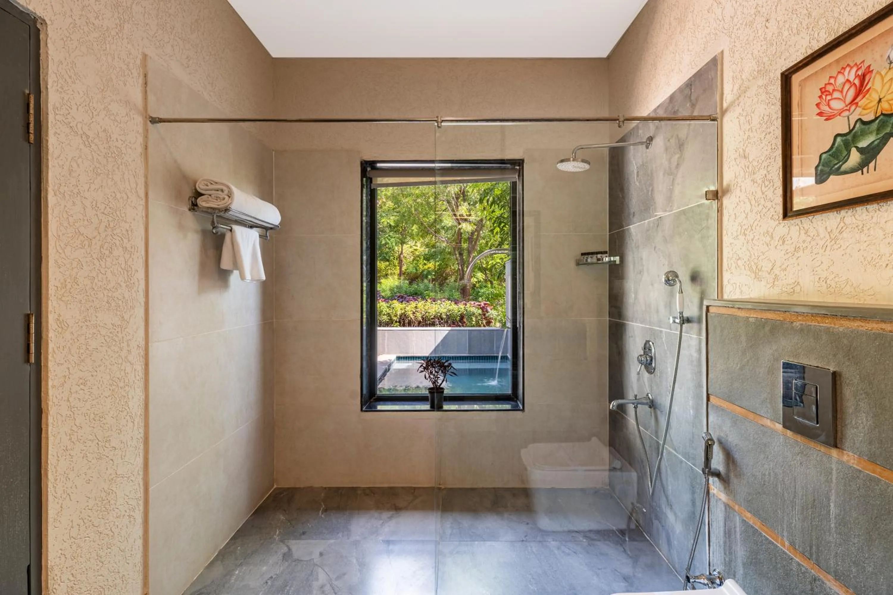 Bathroom in Anandam - Jacuzzi & Private Pool Villas in Udaipur