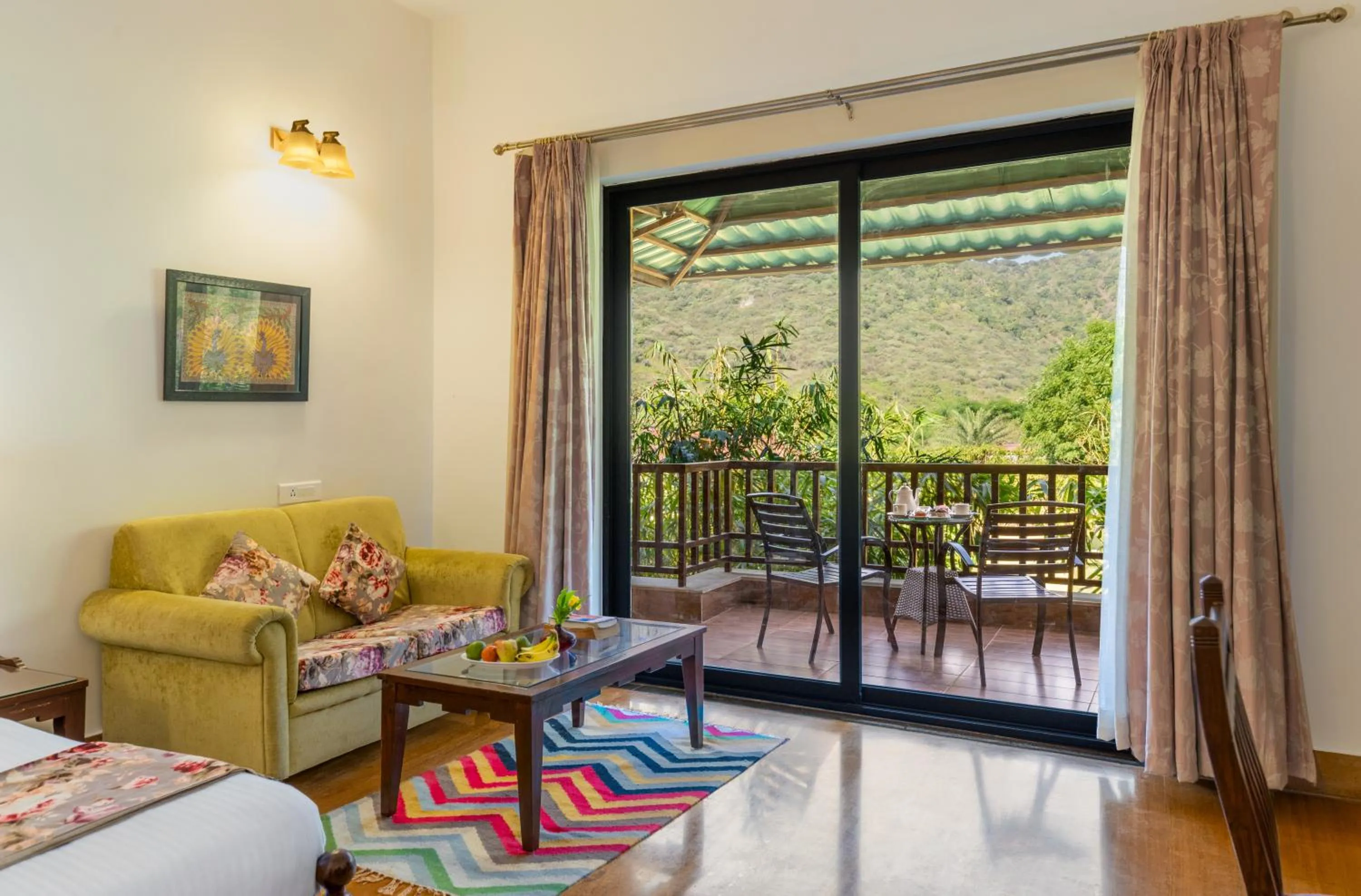 Bedroom in Anandam - Jacuzzi & Private Pool Villas in Udaipur