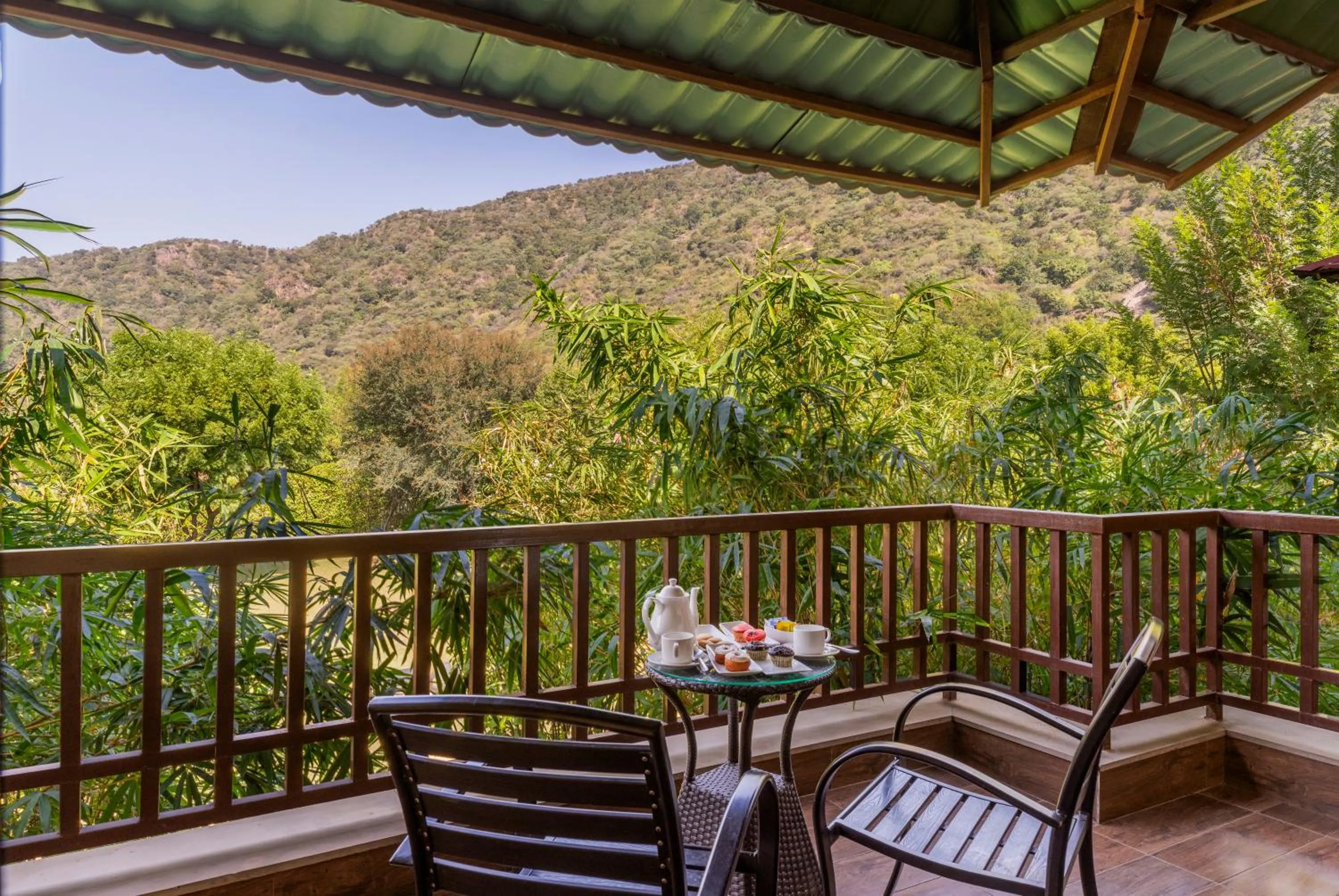 Balcony/Terrace in Anandam - Jacuzzi & Private Pool Villas in Udaipur