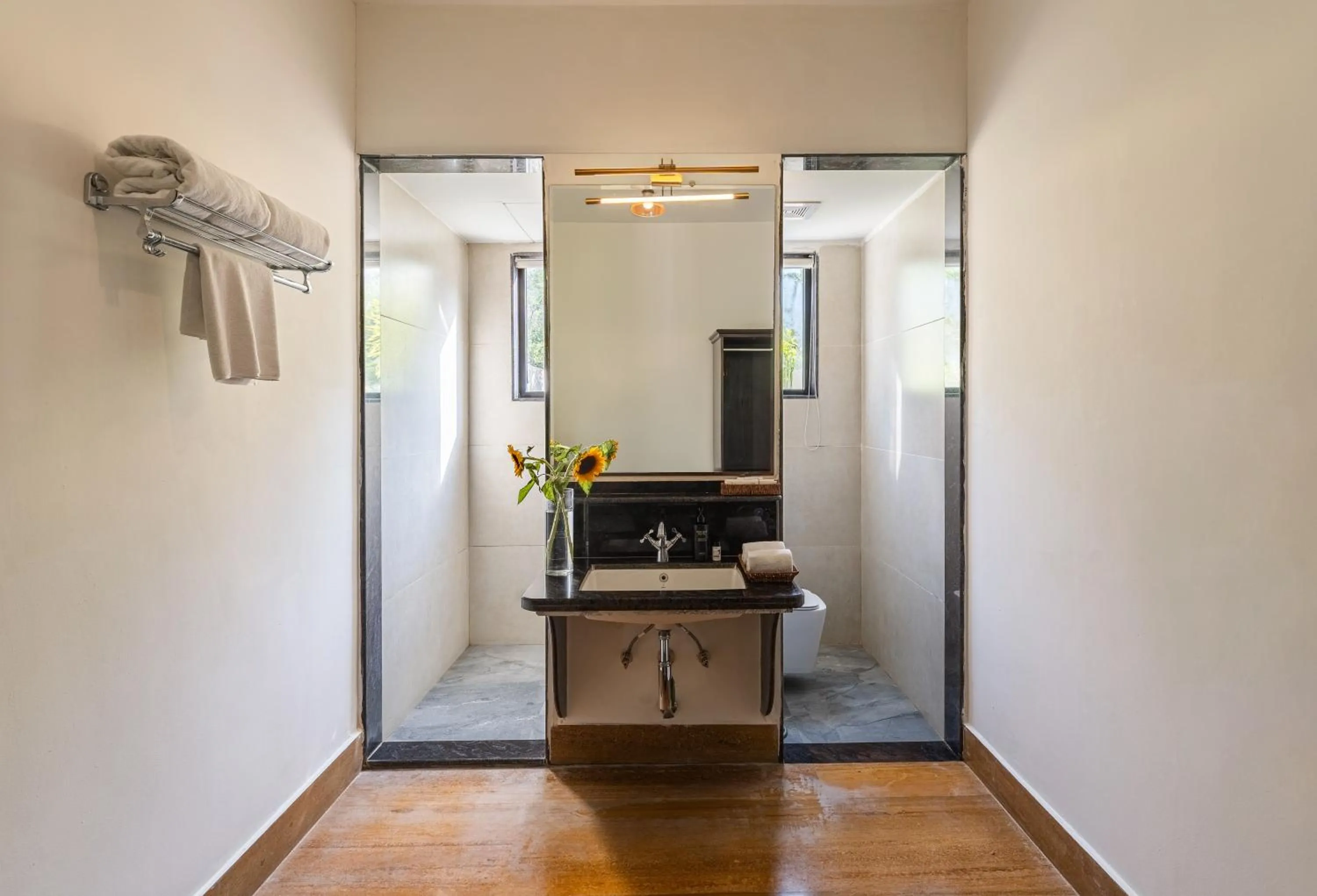 Bathroom in Anandam - Jacuzzi & Private Pool Villas in Udaipur