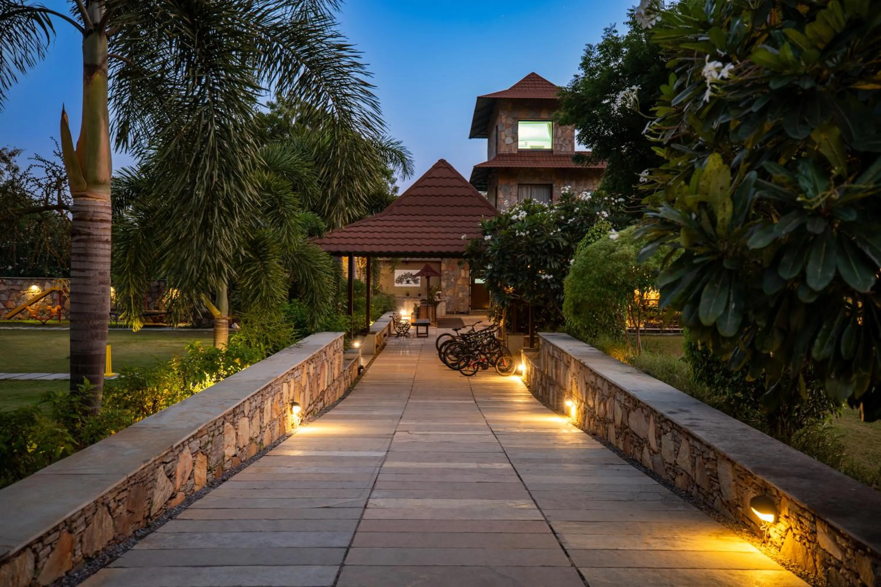 Facade/entrance in Anandam - Jacuzzi & Private Pool Villas in Udaipur