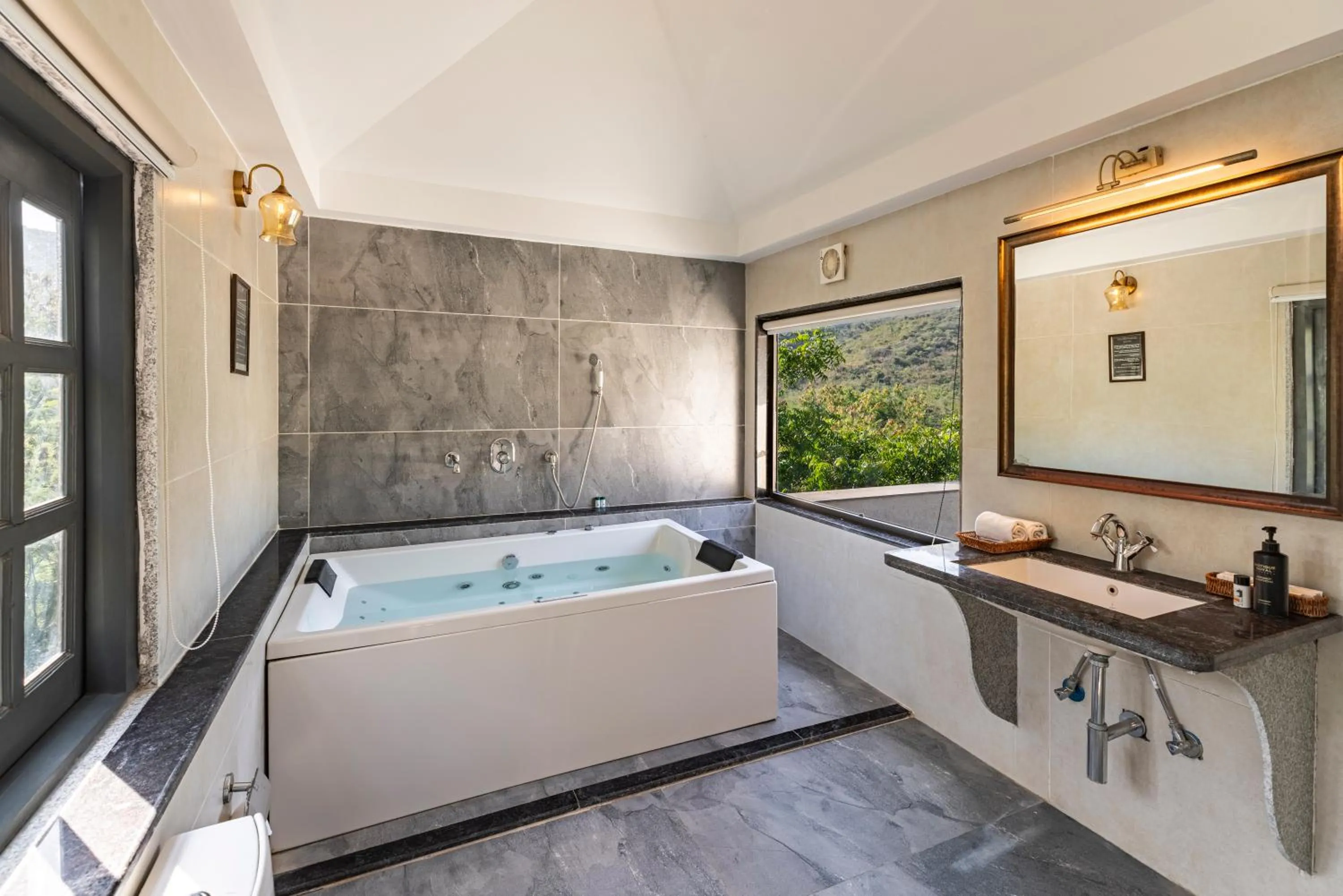 Bathroom in Anandam - Jacuzzi & Private Pool Villas in Udaipur