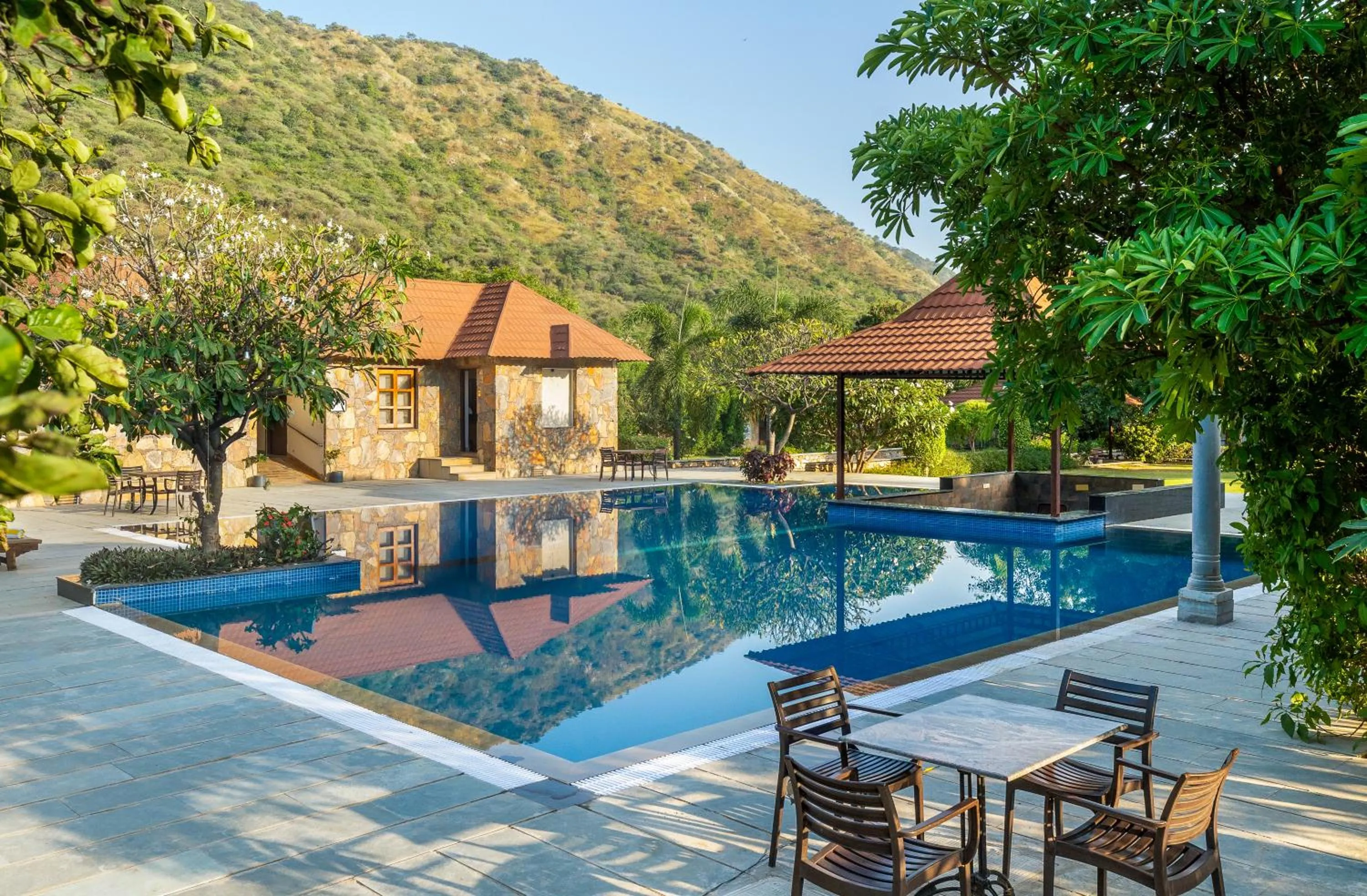 Swimming pool in Anandam - Jacuzzi & Private Pool Villas in Udaipur
