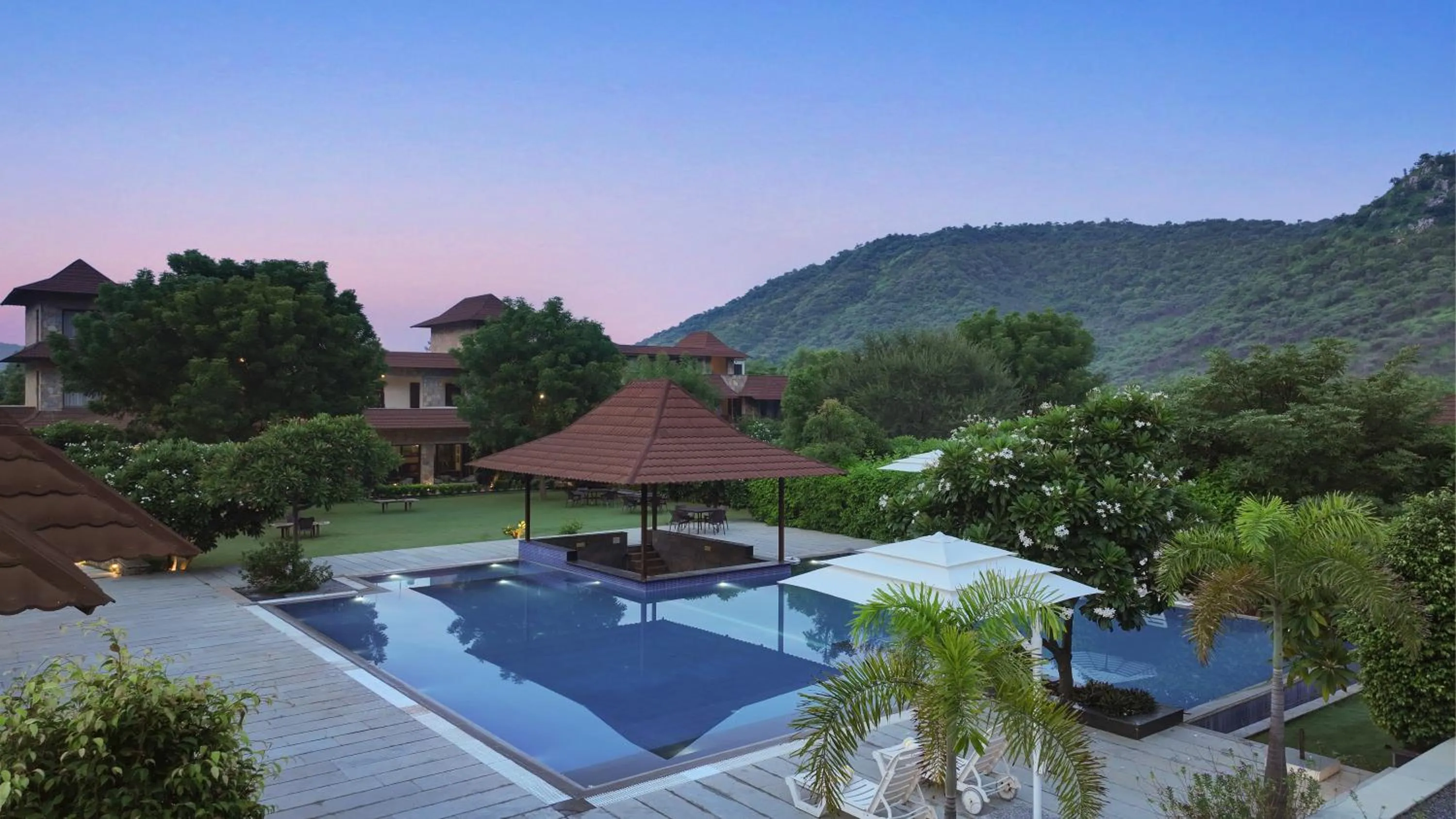 Property building in Anandam - Jacuzzi & Private Pool Villas in Udaipur