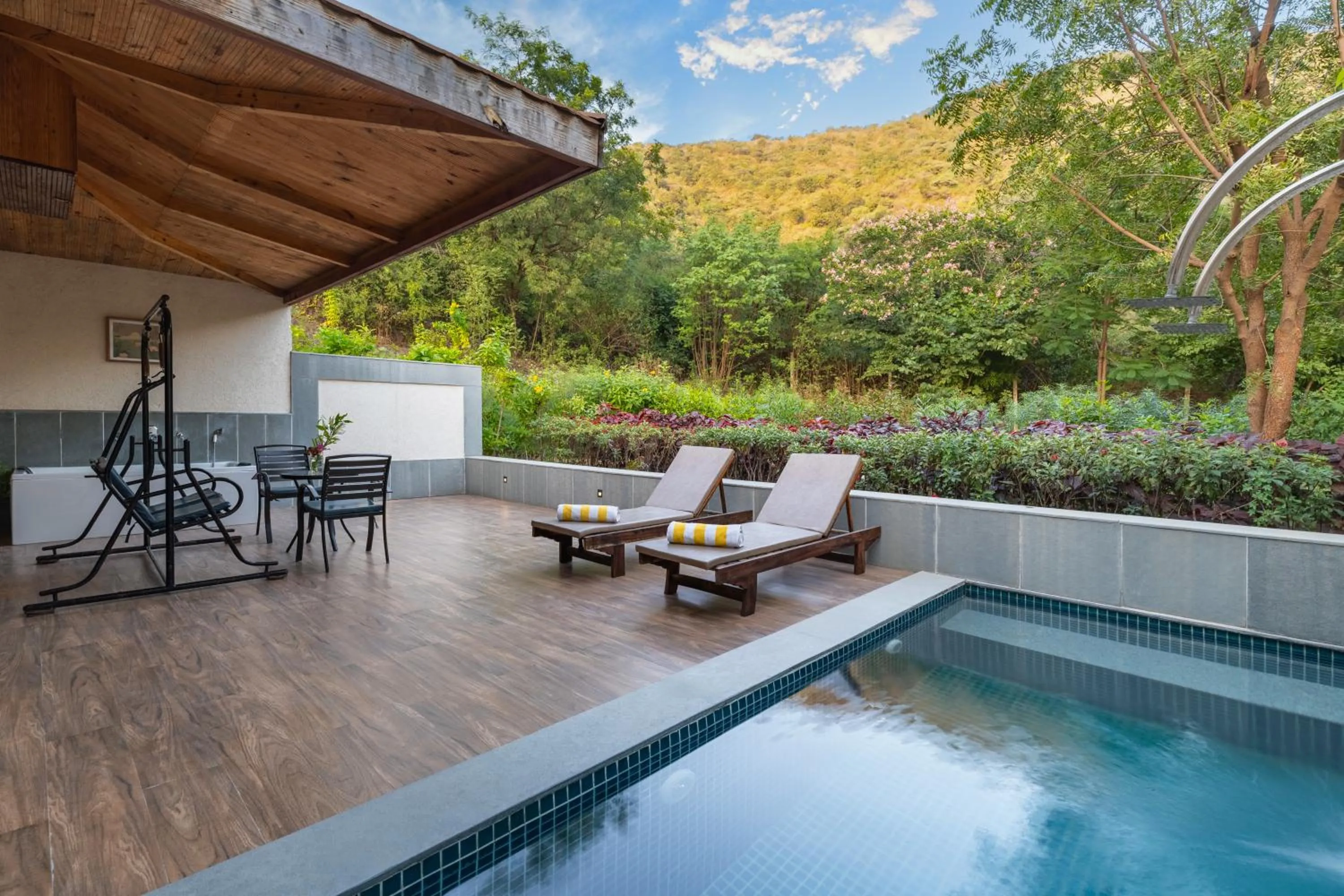 Mountain view in Anandam - Jacuzzi & Private Pool Villas in Udaipur