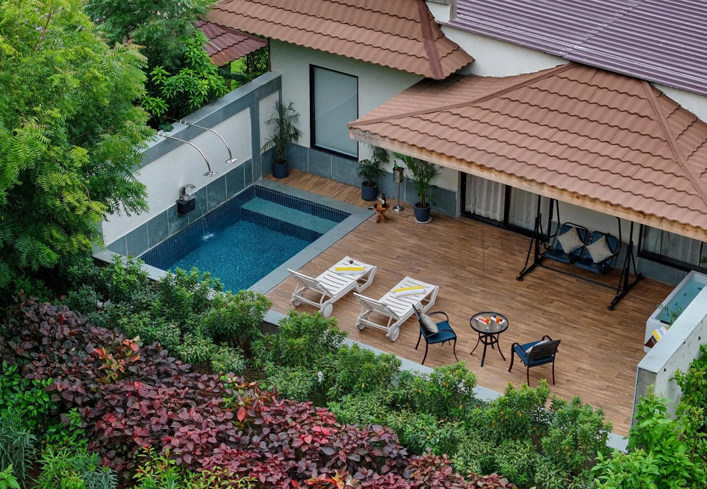 Property building in Anandam - Jacuzzi & Private Pool Villas in Udaipur